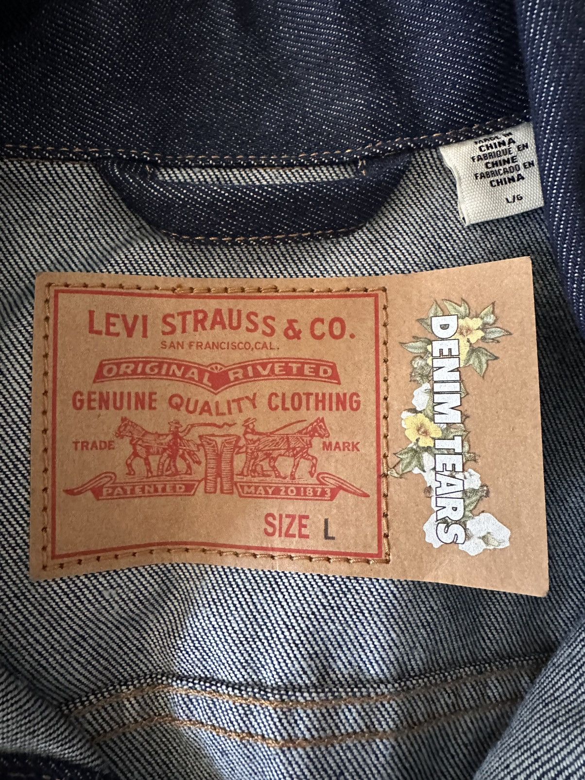 DENIM TEARS Denim Tears x Levi’s Jacket Size US L / EU 52-54 / 3 - 3 Thumbnail