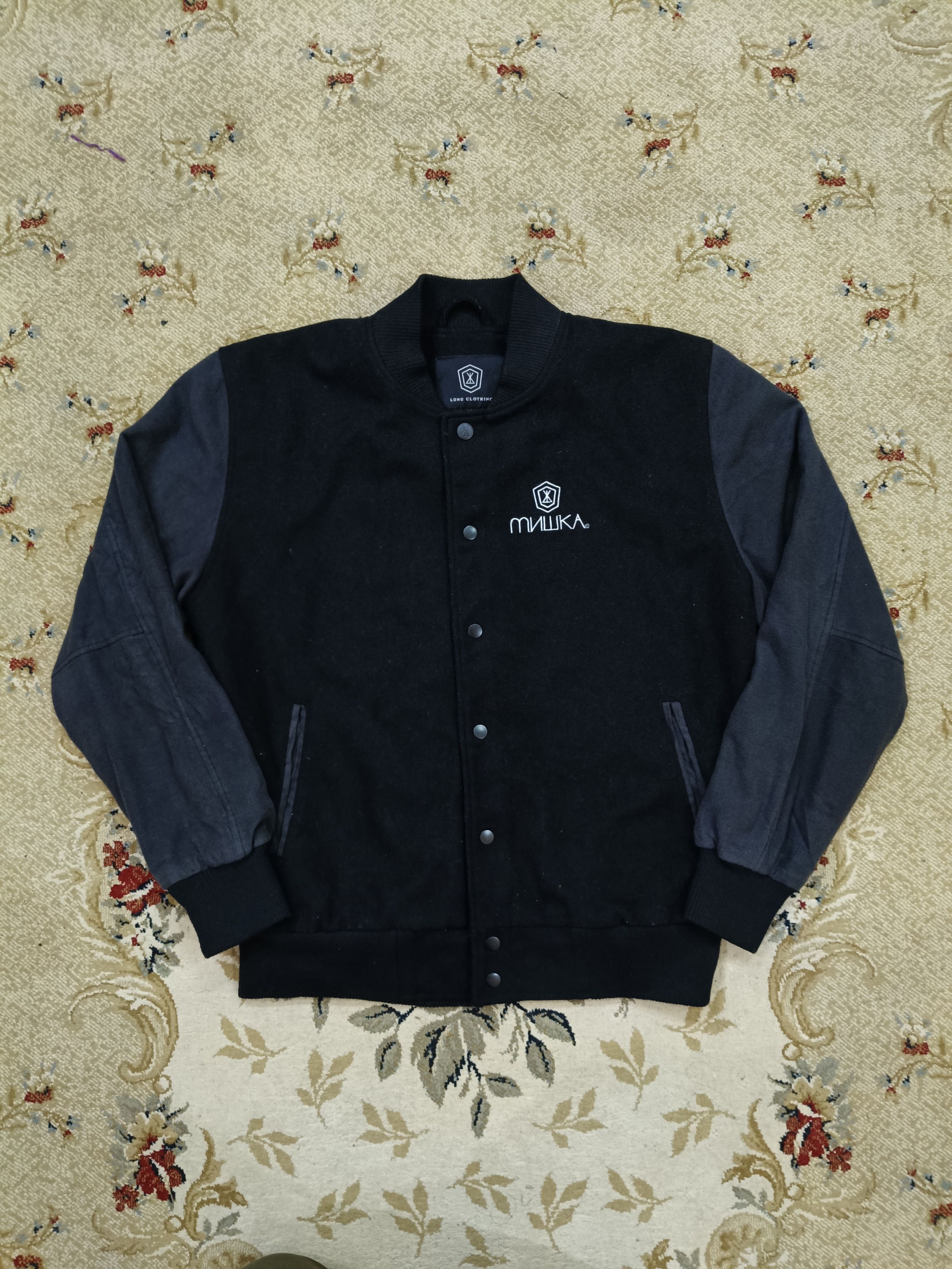 Long Clothing × Mishka Keep Watching Wool Varsity Size US M / EU 48-50 / 2 - 2 Thumbnail