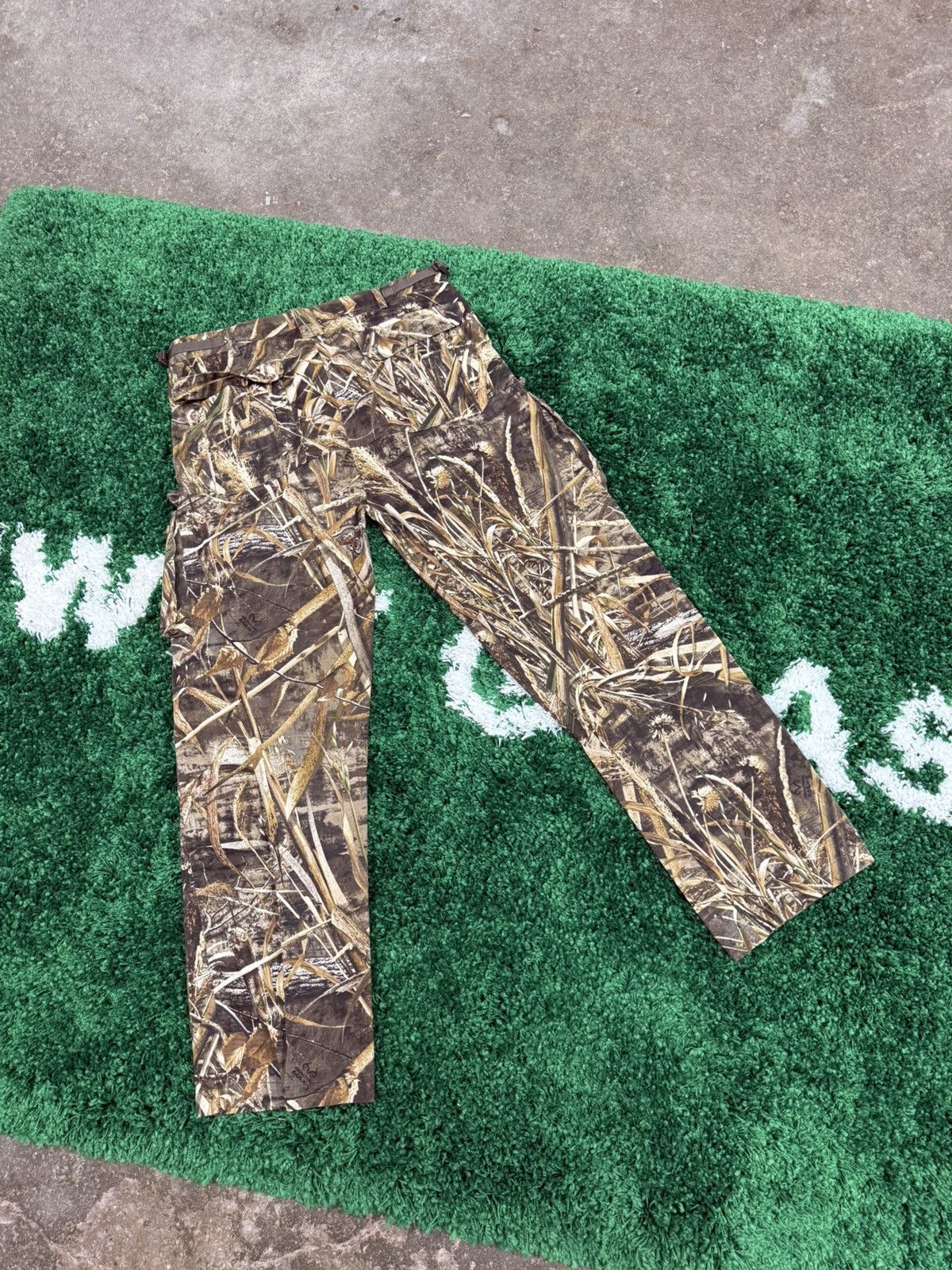 Vintage Vintage "Game Winner " Camo Leaf Cargo Pants Large Mossy oak Size US 34 / EU 50 - 3 Thumbnail