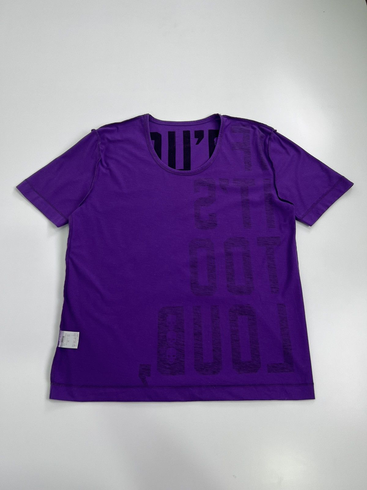 Designer × PPFM PPFM ‘IF ITS TOO LOUD’ Spell Out Tee Size US L / EU 52-54 / 3 - 8 Thumbnail