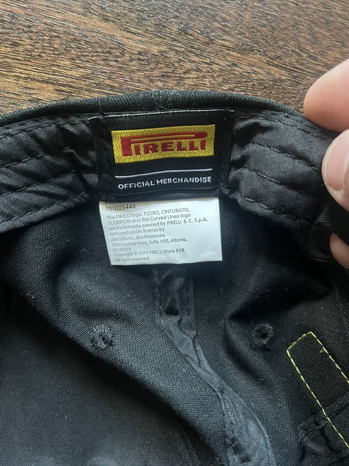 Pirelli × Vintage Pirelli Racing Hat F1 Strap back Size ONE SIZE - 4 Thumbnail