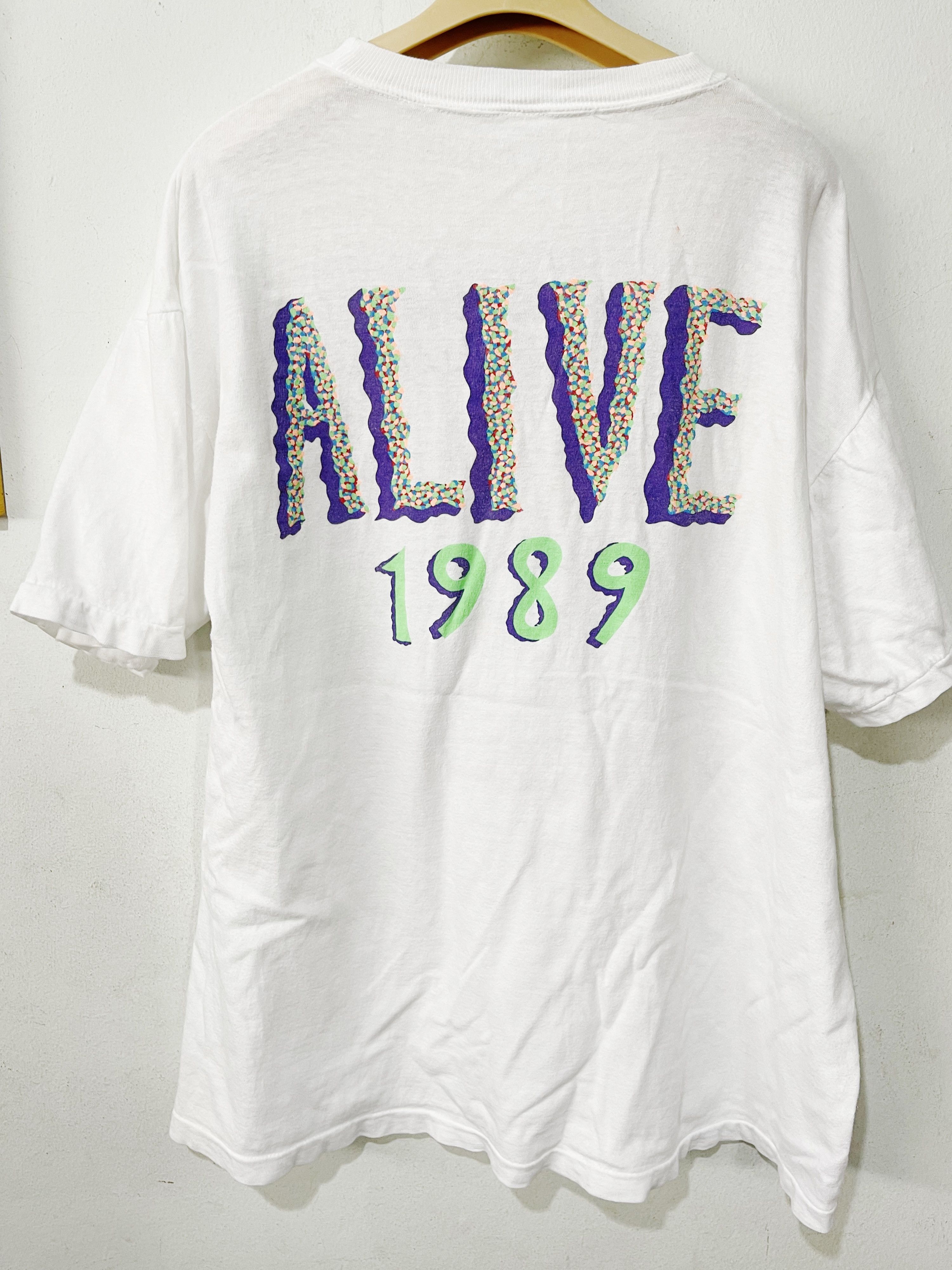 Band Tees × Vintage Vintage 1989 Boingo Oingo Alive Shirt Size US XL / EU 56 / 4 - 3 Thumbnail