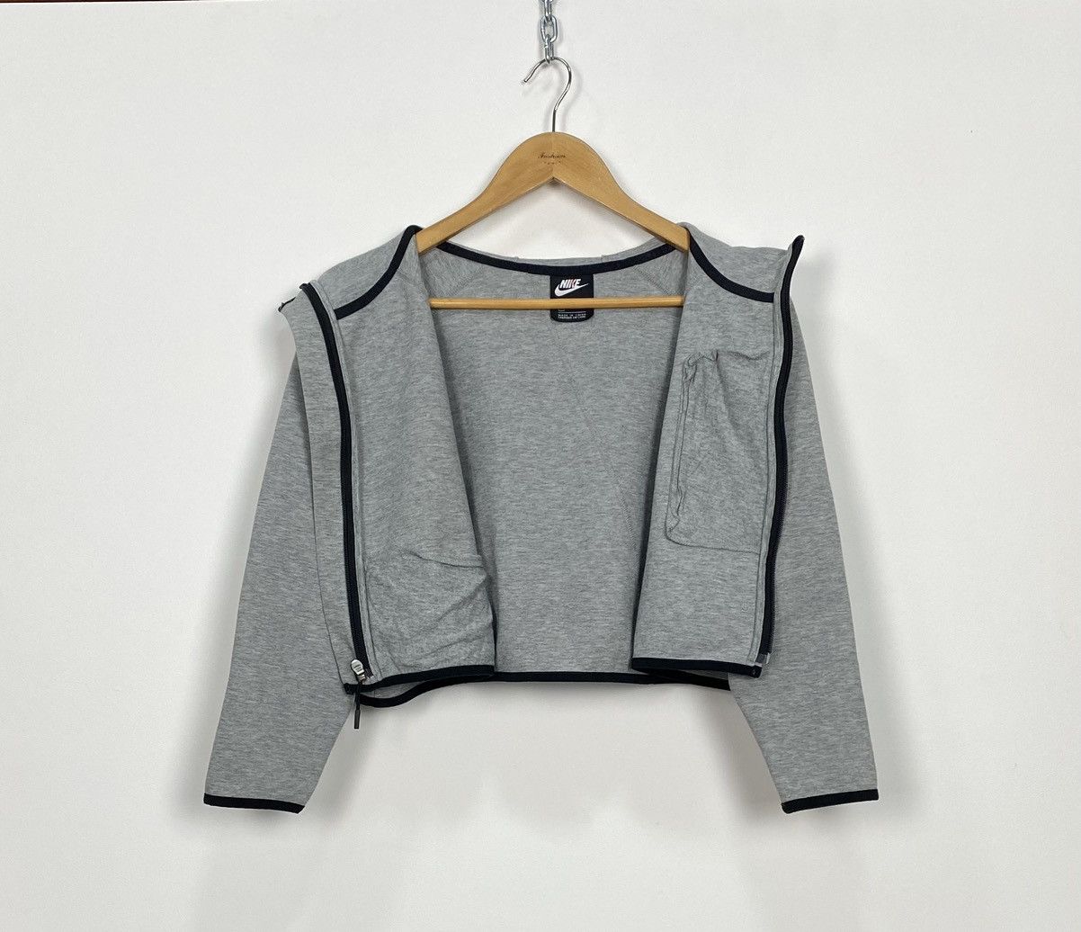Nike Nike Tech Fleece Full Zip Cape Hoodie Sweatshirt Grey Drill Size XS / US 0-2 / IT 36-38 - 10 Thumbnail