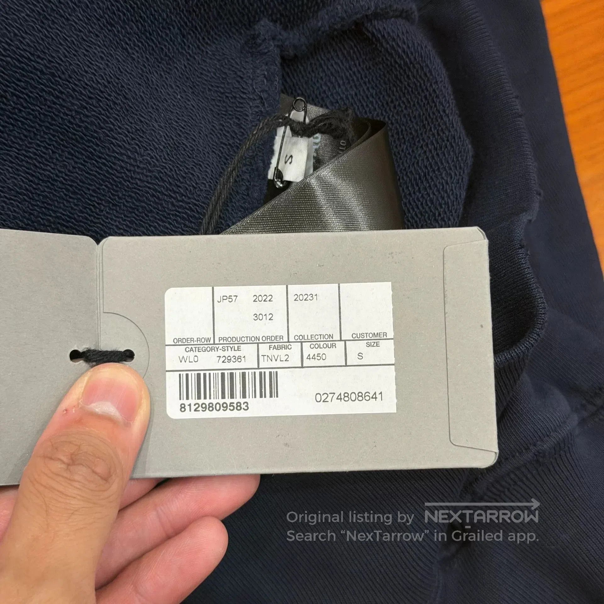 Balenciaga Balenciaga Navy Logo Sweatshirt. Size US S / EU 44-46 / 1 - 4 Thumbnail
