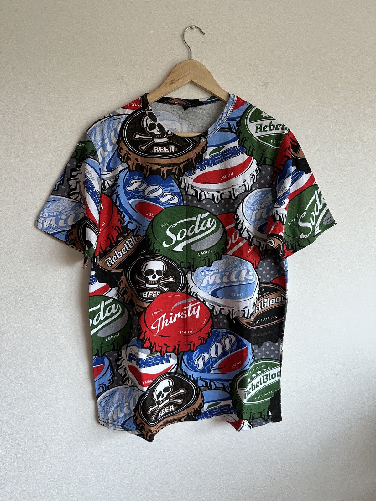 Other Caps beer fullprint Tee swag rare streetwear drip Size US M / EU 48-50 / 2 - 1 Thumbnail