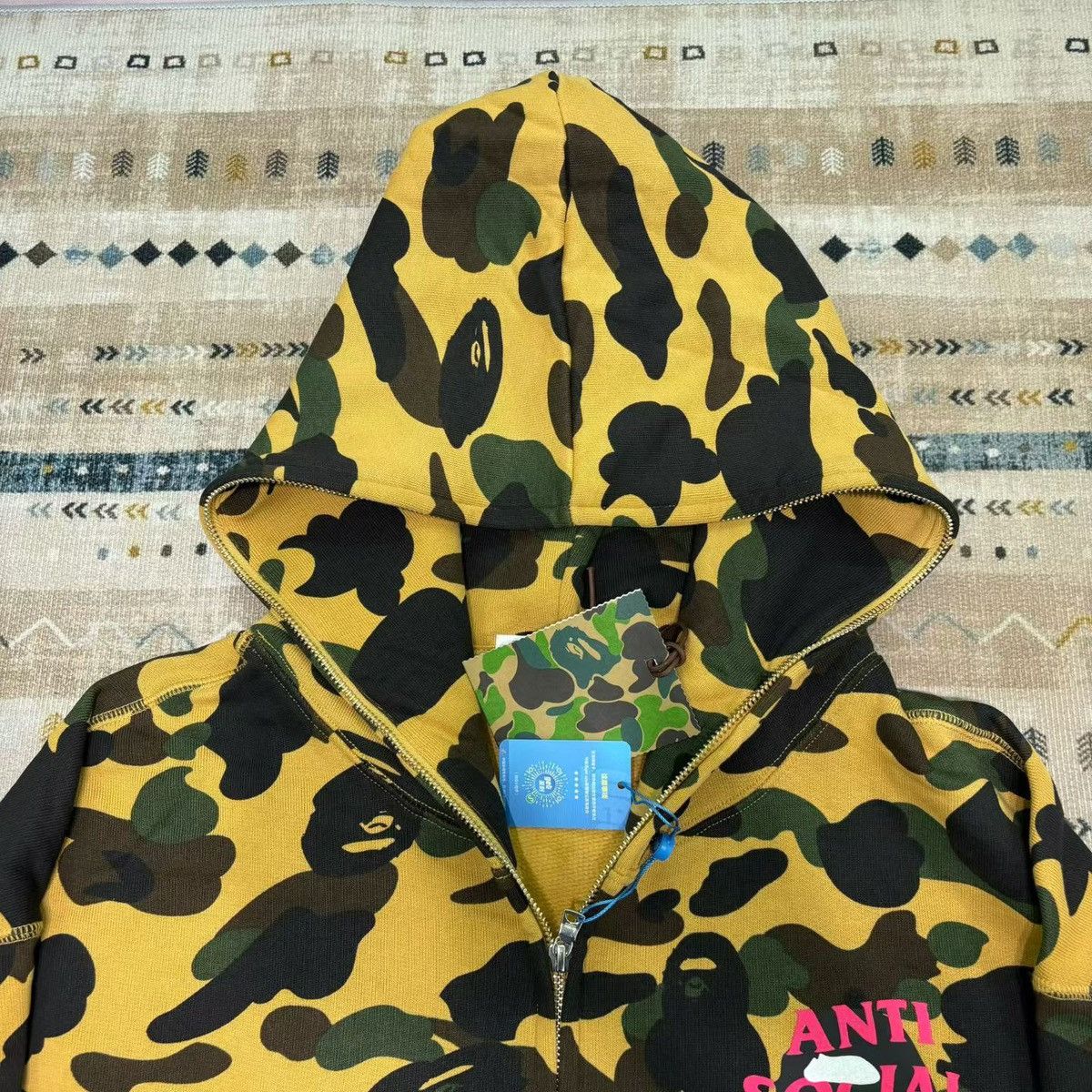 Bape COLOR CAMO SHARK FULL ZIP HOODIE Size US XXL / EU 58 / 5 - 3 Thumbnail