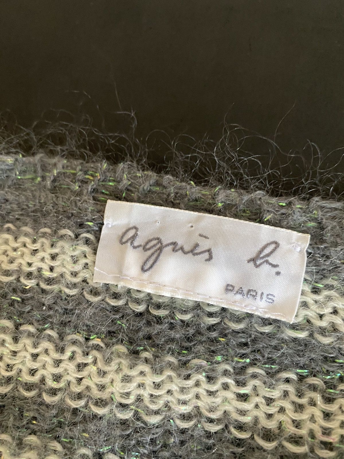 Issey Miyake Japanese Agnes B Knitted Stripe Mohair Archive Style Size US S / EU 44-46 / 1 - 6 Thumbnail