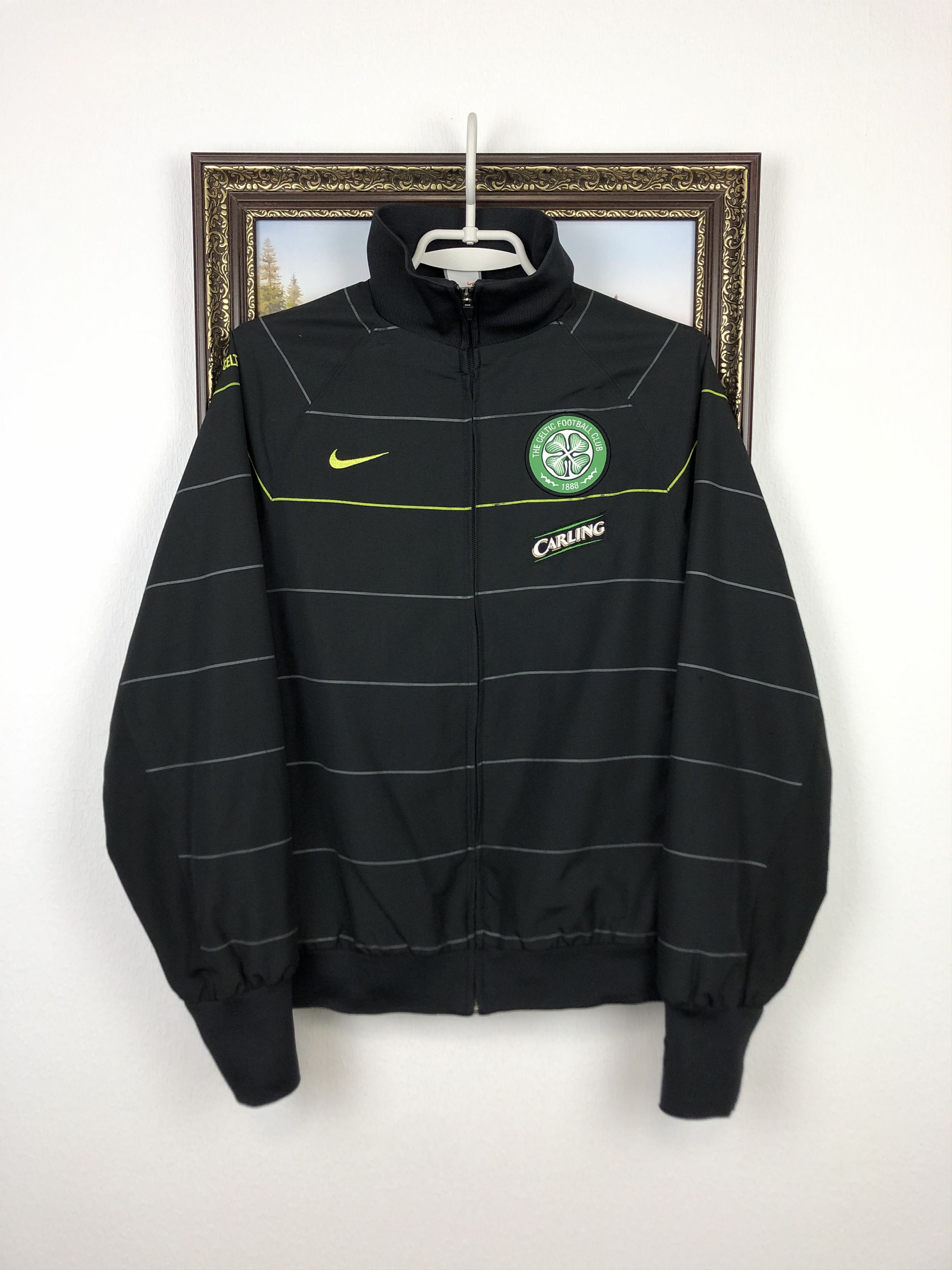 Nike Vintage Nike Celtic Football Jacket Soccer Track Top Mens Size US S / EU 44-46 / 1 - 1 Thumbnail