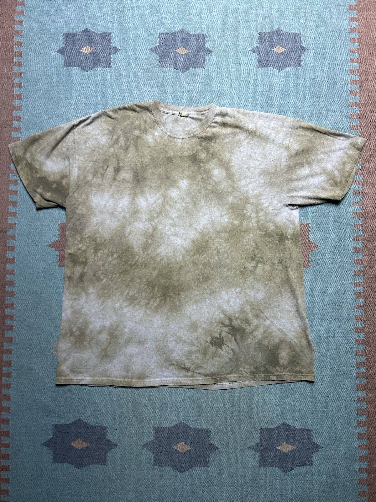 Vintage Vintage tie dye t shirt earth tone cotton delta adult 3XL Size US XXL / EU 58 / 5 - 1 Thumbnail