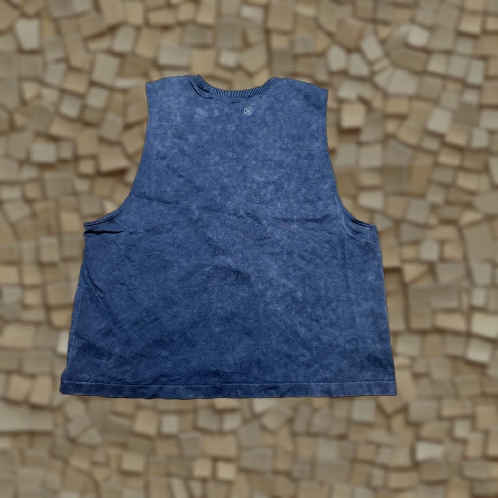 Vintage SAGE Tank Top Women's Small Blue Athletic Seamless Tank Top - Regular Fit, Casual Wear, Pullover, Machine Washable, Basic Style, - Womens Size S / US 4 / IT 40 - 1 Thumbnail