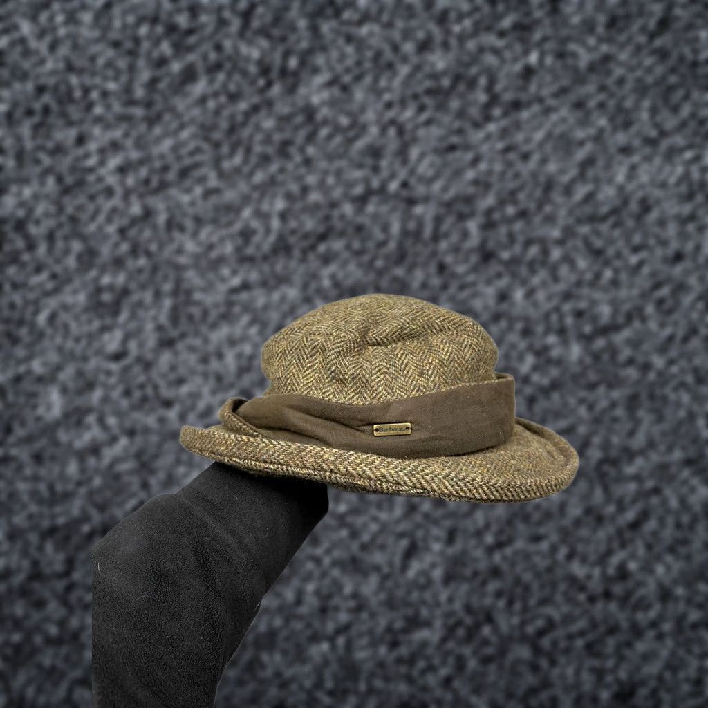 Barbour Barbour Mens Wool Tweed Bucket Hat Cap M Size ONE SIZE - 1 Thumbnail