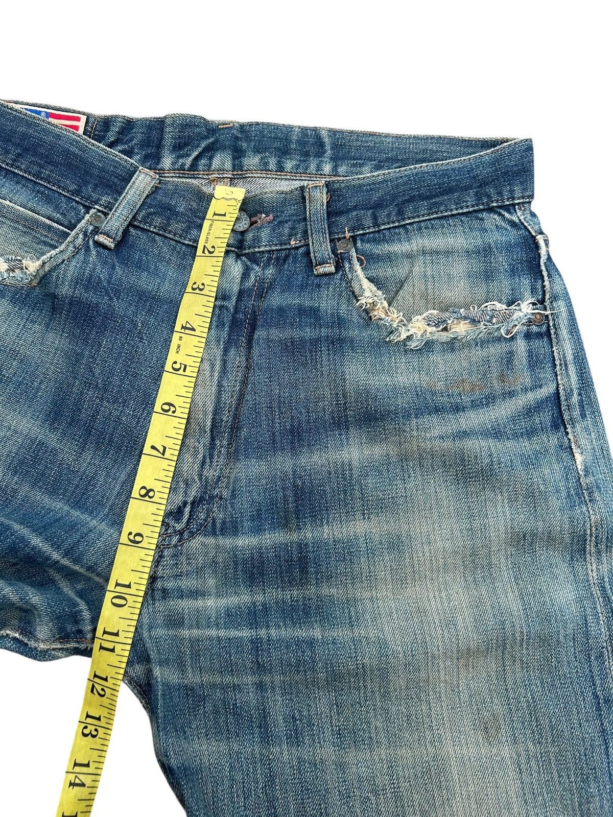 Kapital Thrashed Vintage Bobson Selvedge Denim Jeans Size US 31 - 19 Thumbnail