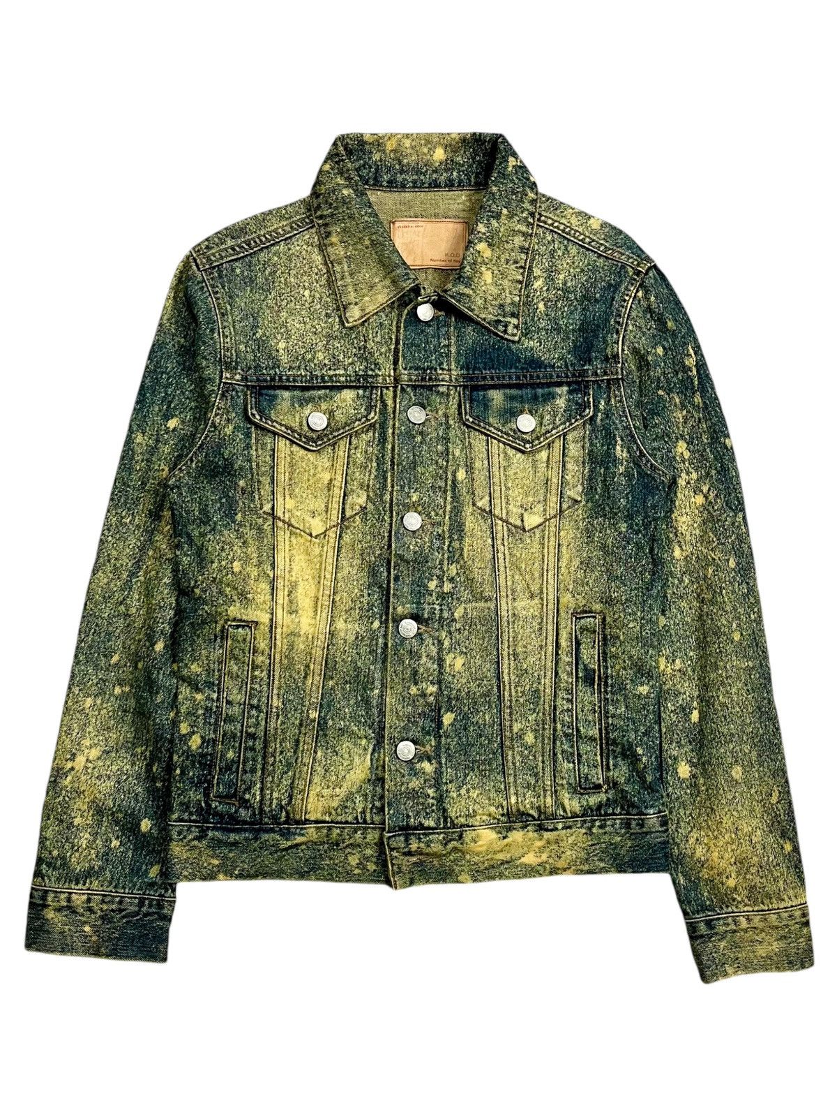 If Six Was Nine 2000s Number Of Day - Mudwash Denim Jacket Size US M / EU 48-50 / 2 - 6 Thumbnail