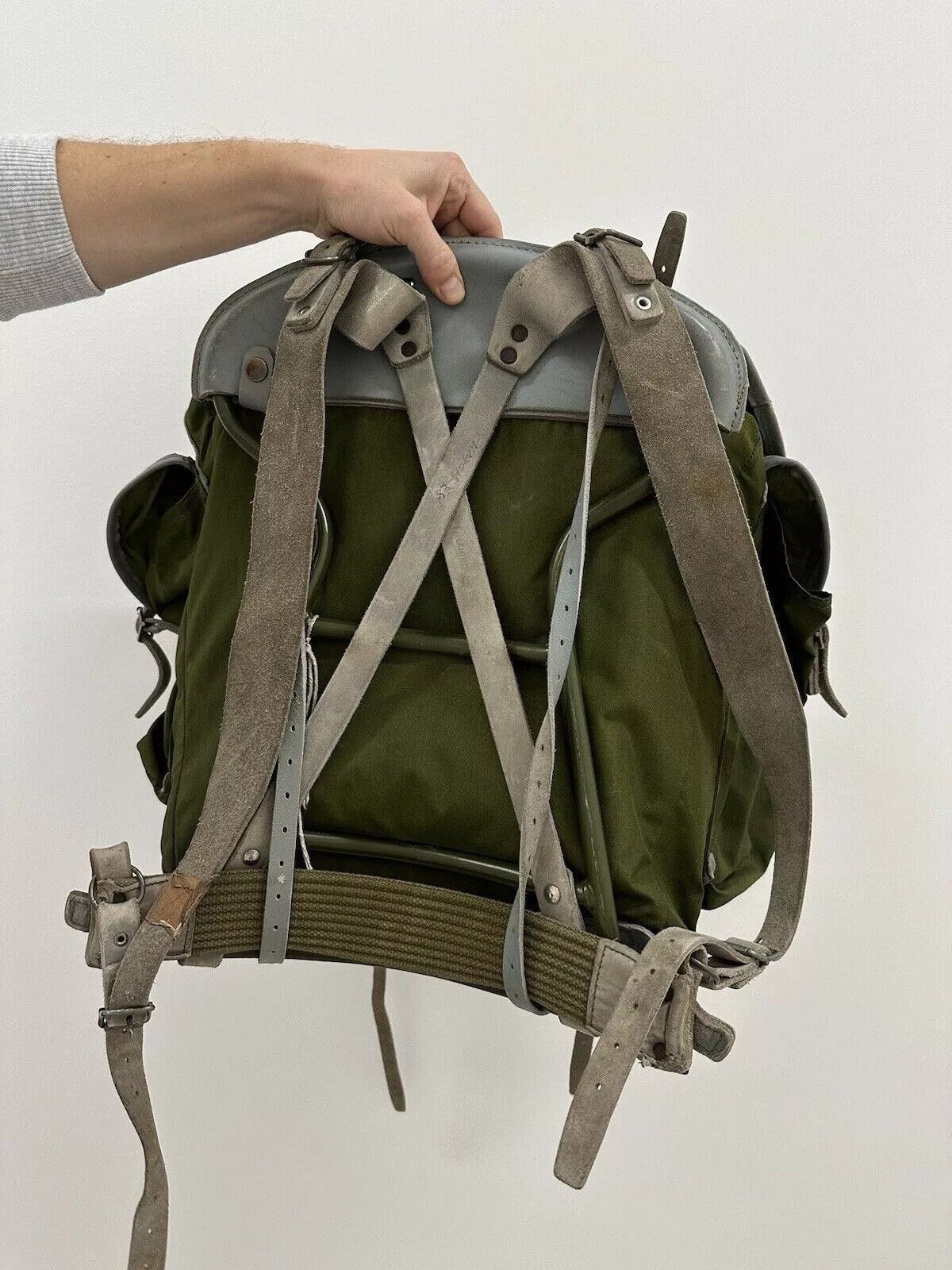 Vintage VINTAGE JAMES BOND EIGER MILITARY NORWAY ARMY BAG Backpack Size ONE SIZE - 2 Thumbnail
