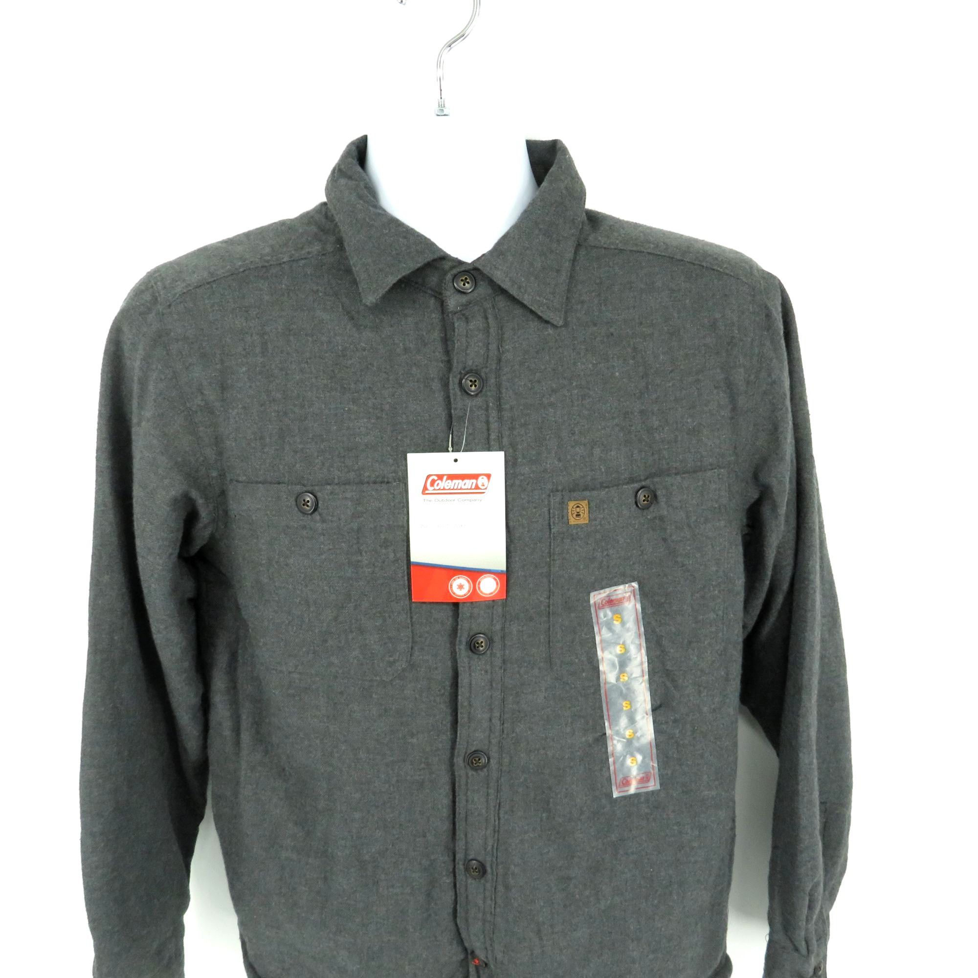 Coleman Coleman Charcoal Heather Lined Shirt Jacket S Button Front N Size US S / EU 44-46 / 1 - 3 Thumbnail