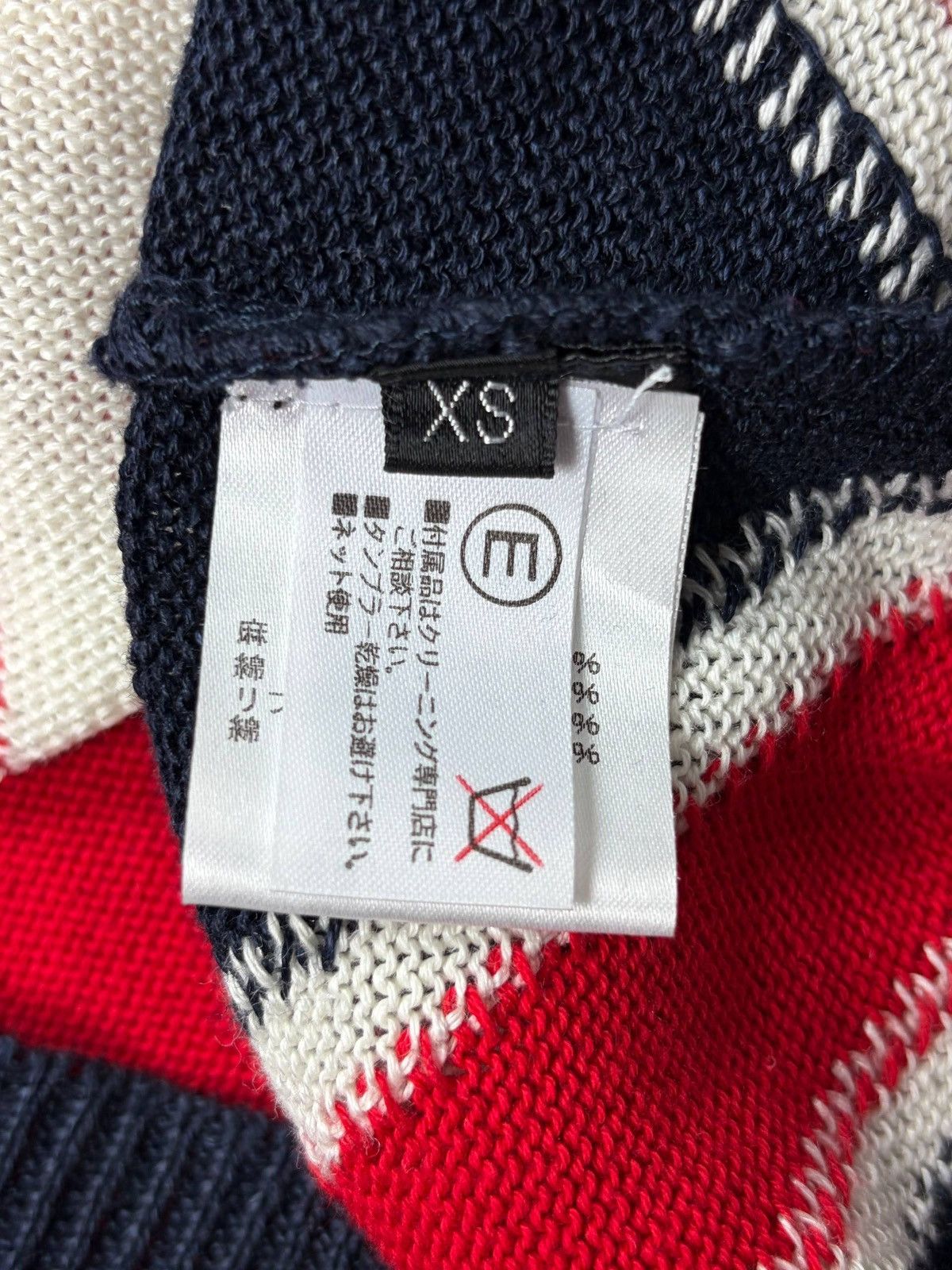 Balmain 2016 BALMAIN runway distressed Union Jack knit sweater Size US S / EU 44-46 / 1 - 6 Thumbnail