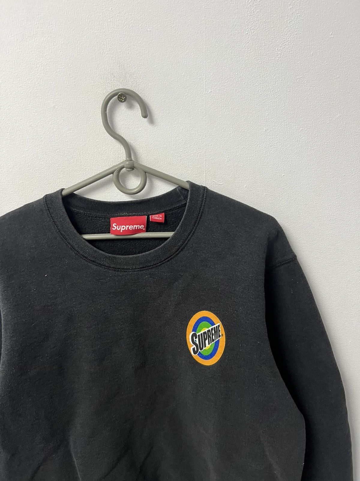 Supreme Supreme Big Logo Sweatshirt Pullover Black Size M Size US M / EU 48-50 / 2 - 3 Thumbnail
