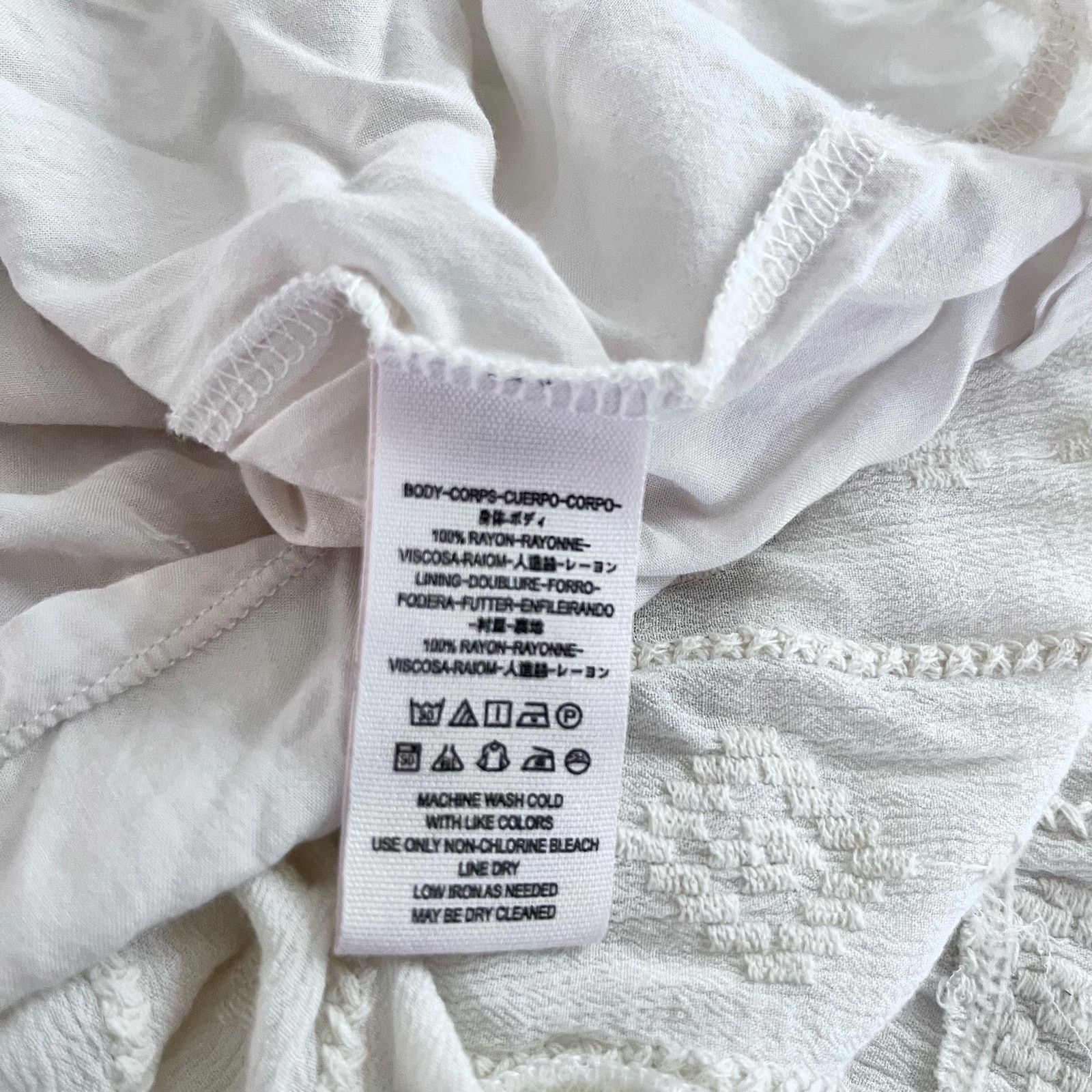 Free People Free People Diamond Head Embroidered Midi Dress Raw Linen Size XS / US 0-2 / IT 36-38 - 11 Thumbnail