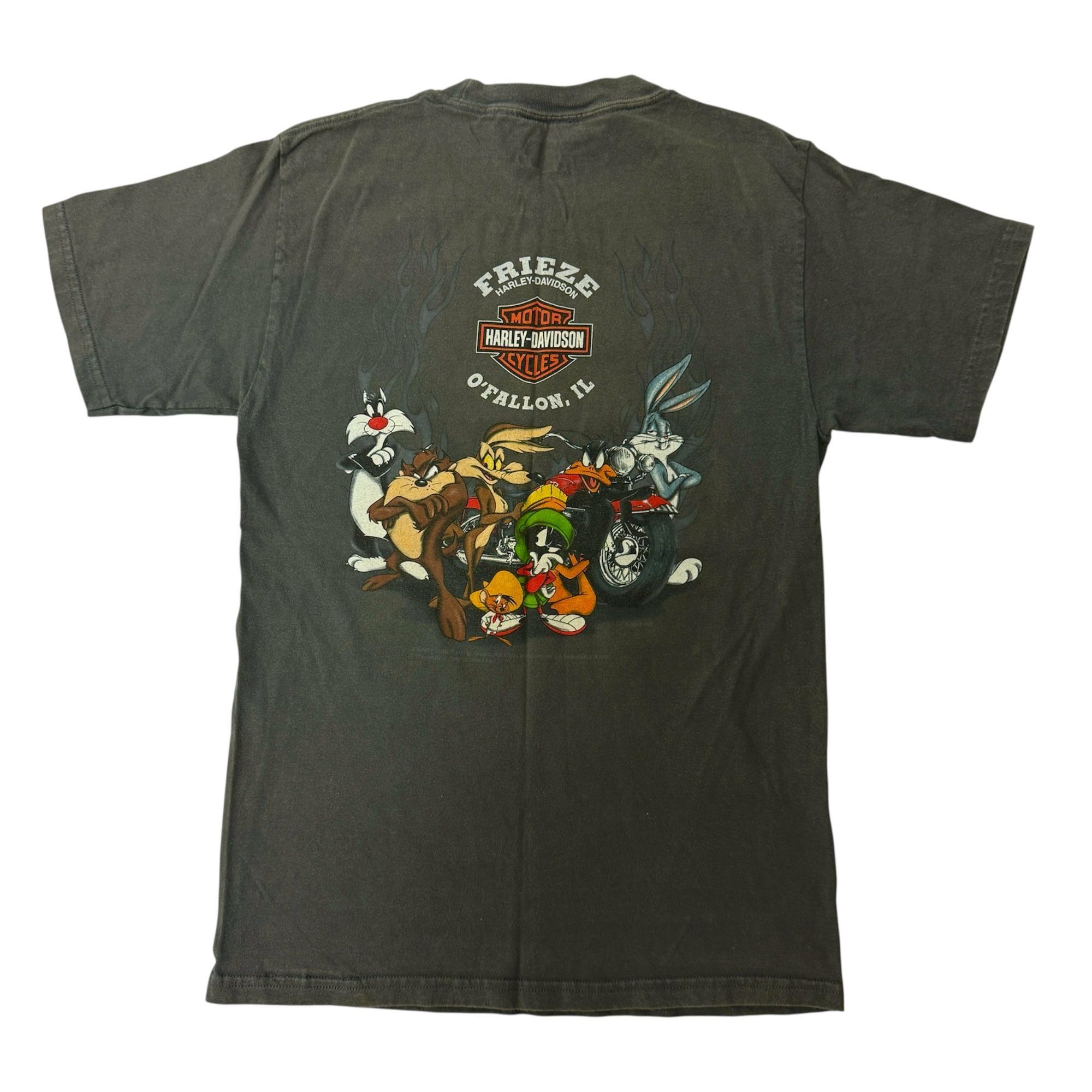 Harley Davidson H-D Motorcycle LOONEY TUNES Frieze O'Fallon IL Yosemite Sam Size US S / EU 44-46 / 1 - 3 Thumbnail