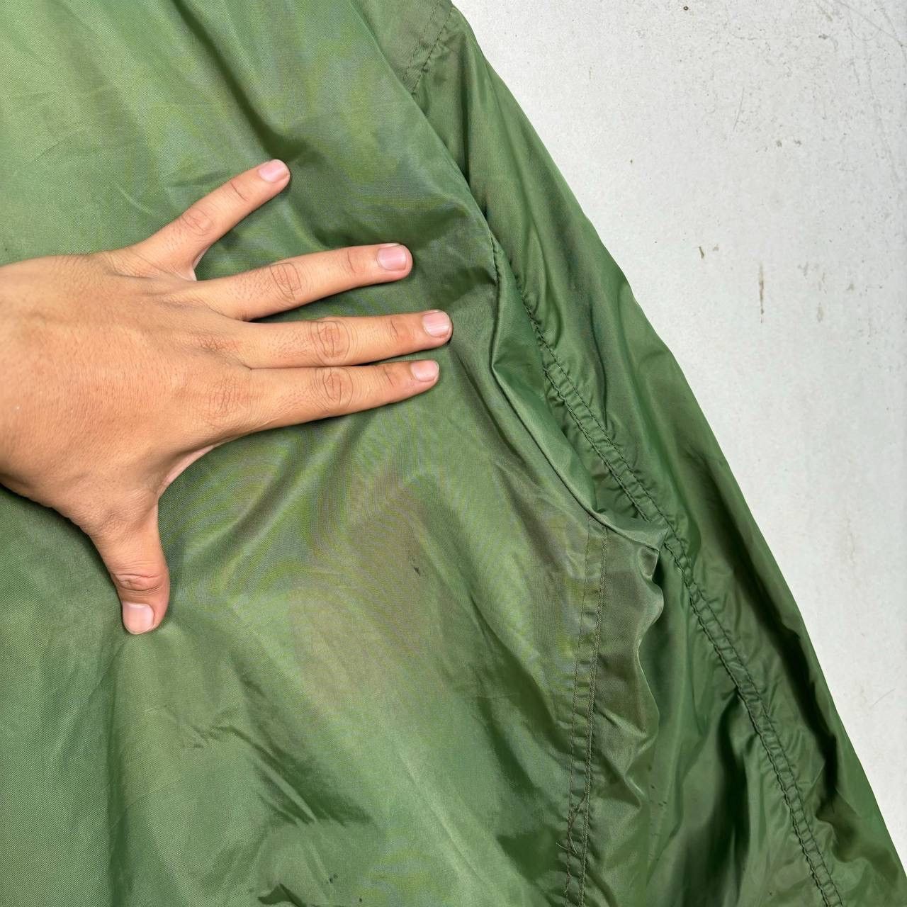 Japanese Brand C-BOY Vintage MA-1 Bomber Jacket Saga Green Flight Jacket Size US L / EU 52-54 / 3 - 12 Thumbnail