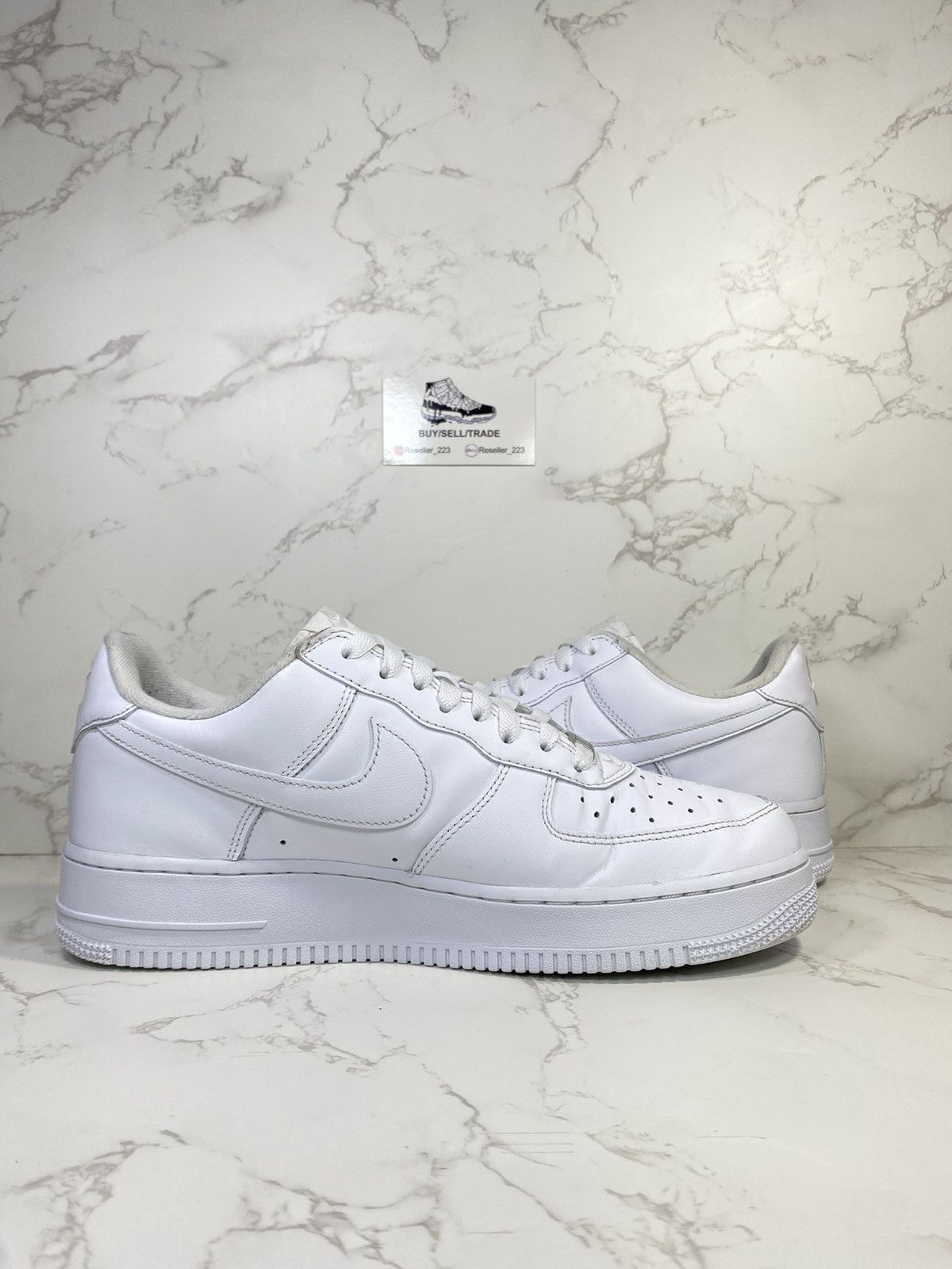 Nike × Supreme Supreme x Air Force 1 Low 'Box Logo - White' Size US 9 / EU 42 - 3 Thumbnail