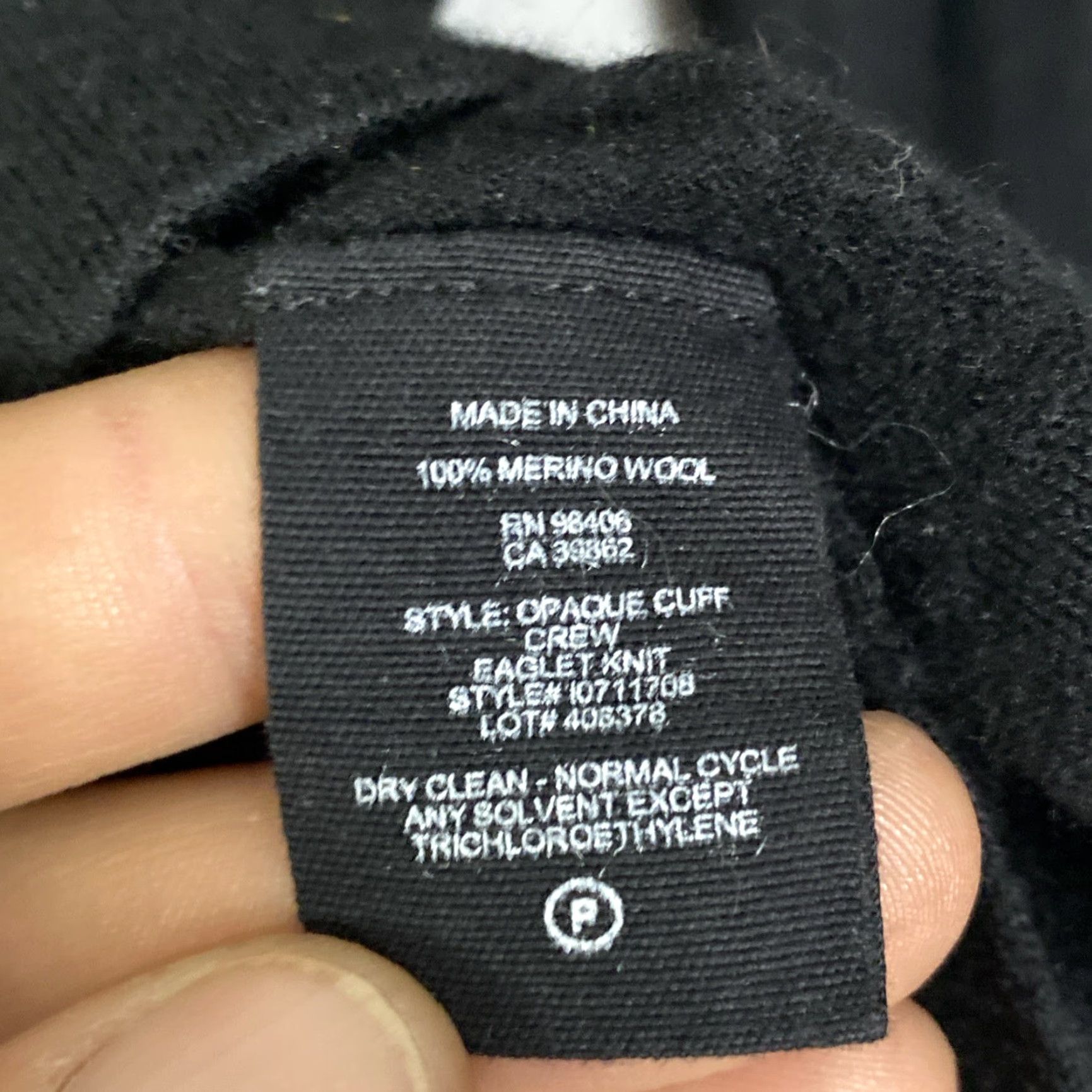 Theory VINTAGE Theory Merino Wool Long Sleeve Sweater Womens Small 15x22 Stretch S Black Crew Neck Pullover Shirt Womens 15X22 Black Stretch Size S / US 4 / IT 40 - 2 Thumbnail