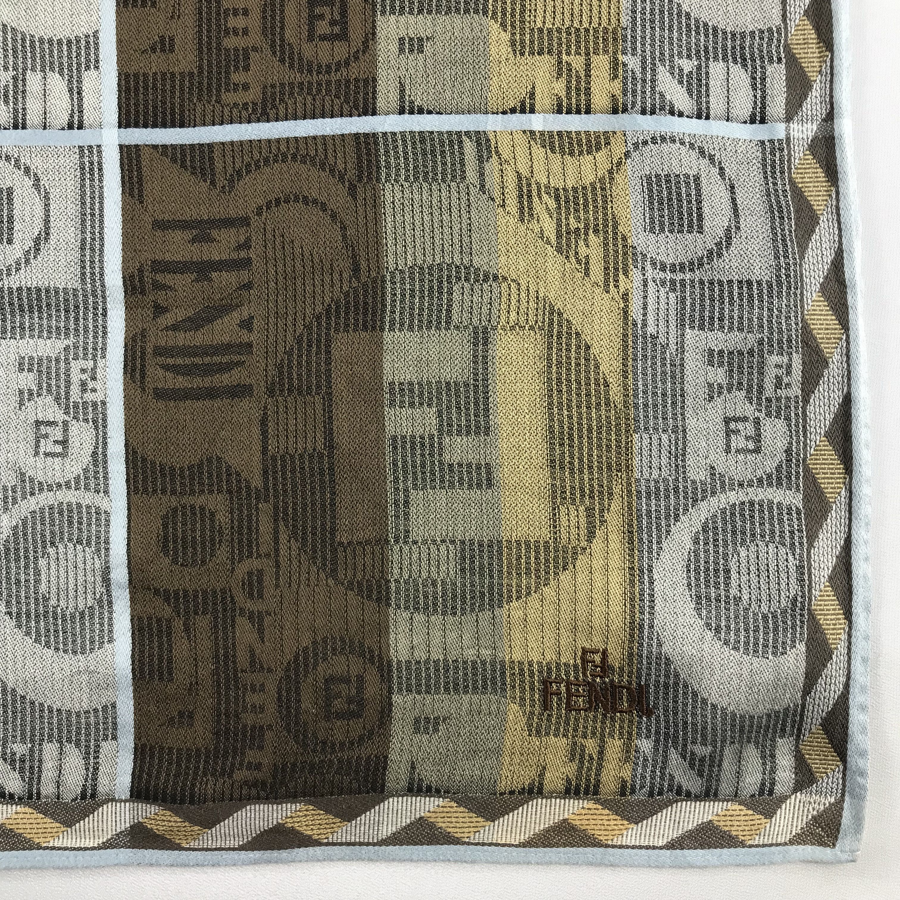 Vintage FendI Handkerchief / Bandana / Neckerchief C811 Size ONE SIZE - 5 Thumbnail