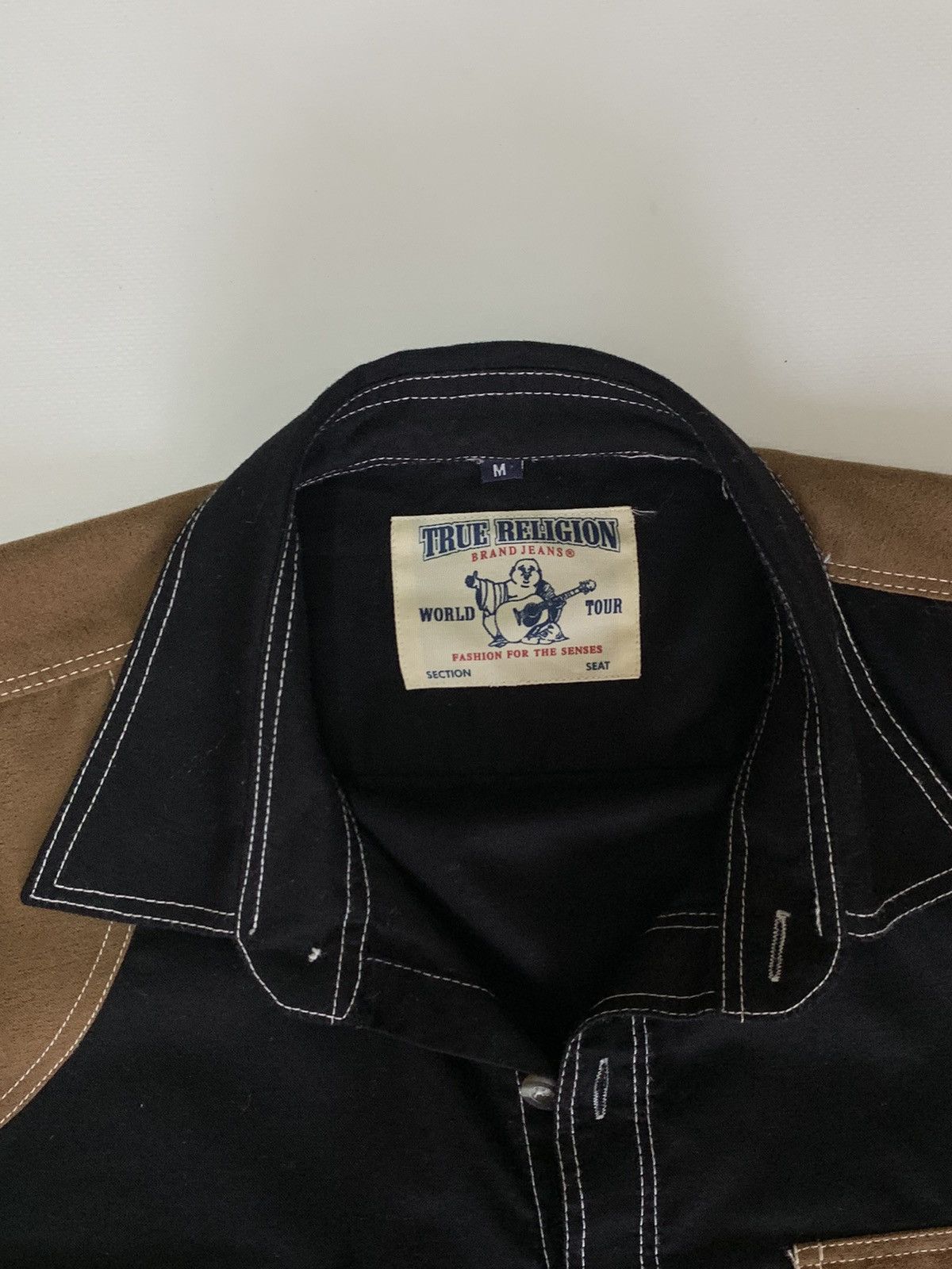 Japanese Brand × True Religion True Religion Shirts suede inserts Size US M / EU 48-50 / 2 - 7 Thumbnail