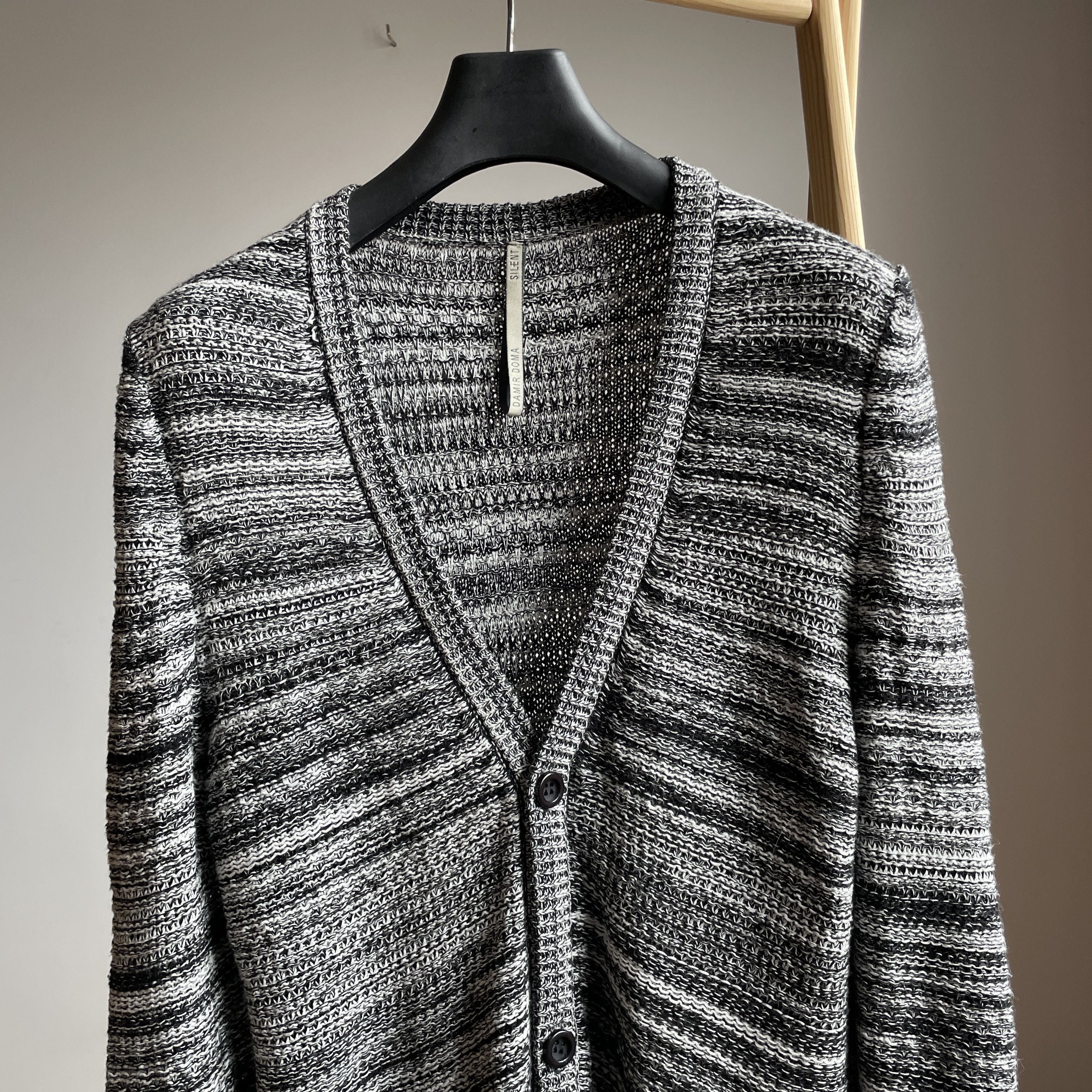 Silent By Damir Doma Silent By Damir Doma Melange Cotton Long Cardigan Size S Size US S / EU 44-46 / 1 - 3 Thumbnail