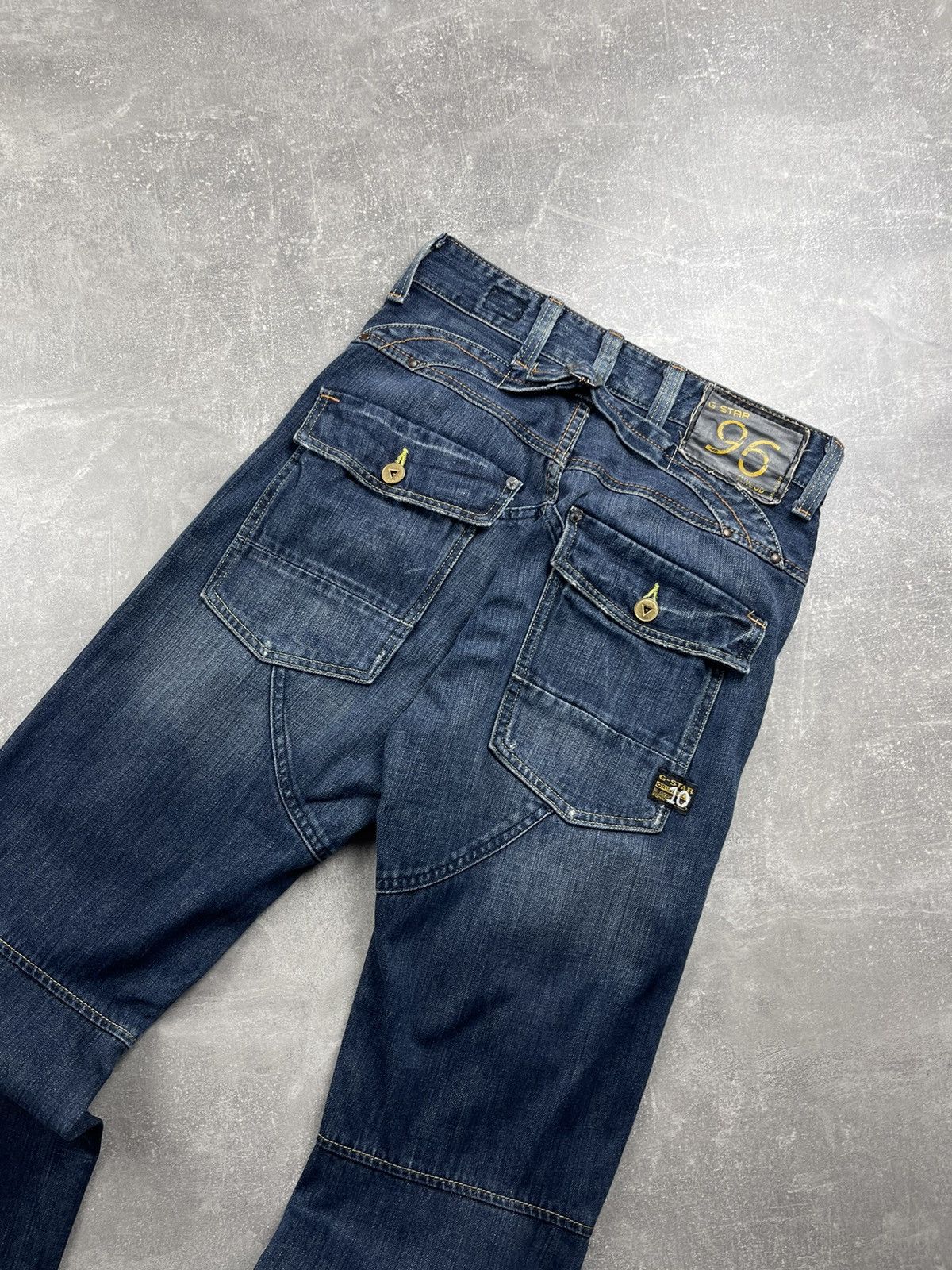 G-Star G-Star RAW 96 Elwood Heritage Denim Jeans Buckle Back 00s Size US 30 / EU 46 - 4 Thumbnail