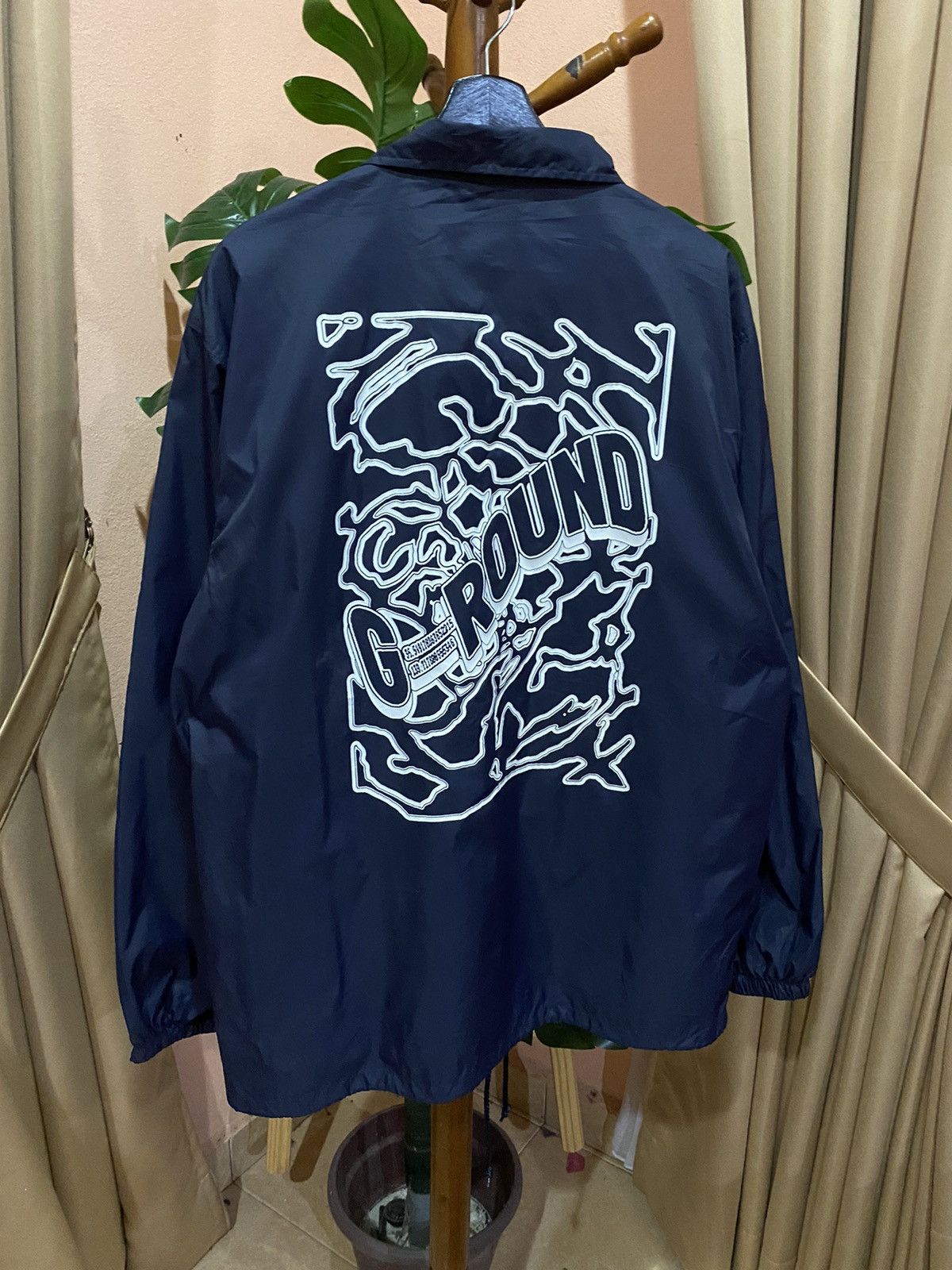 Japanese Brand G-round Coach Jacket XL Nylon Windbreaker with Logo Size US XL / EU 56 / 4 - 3 Thumbnail