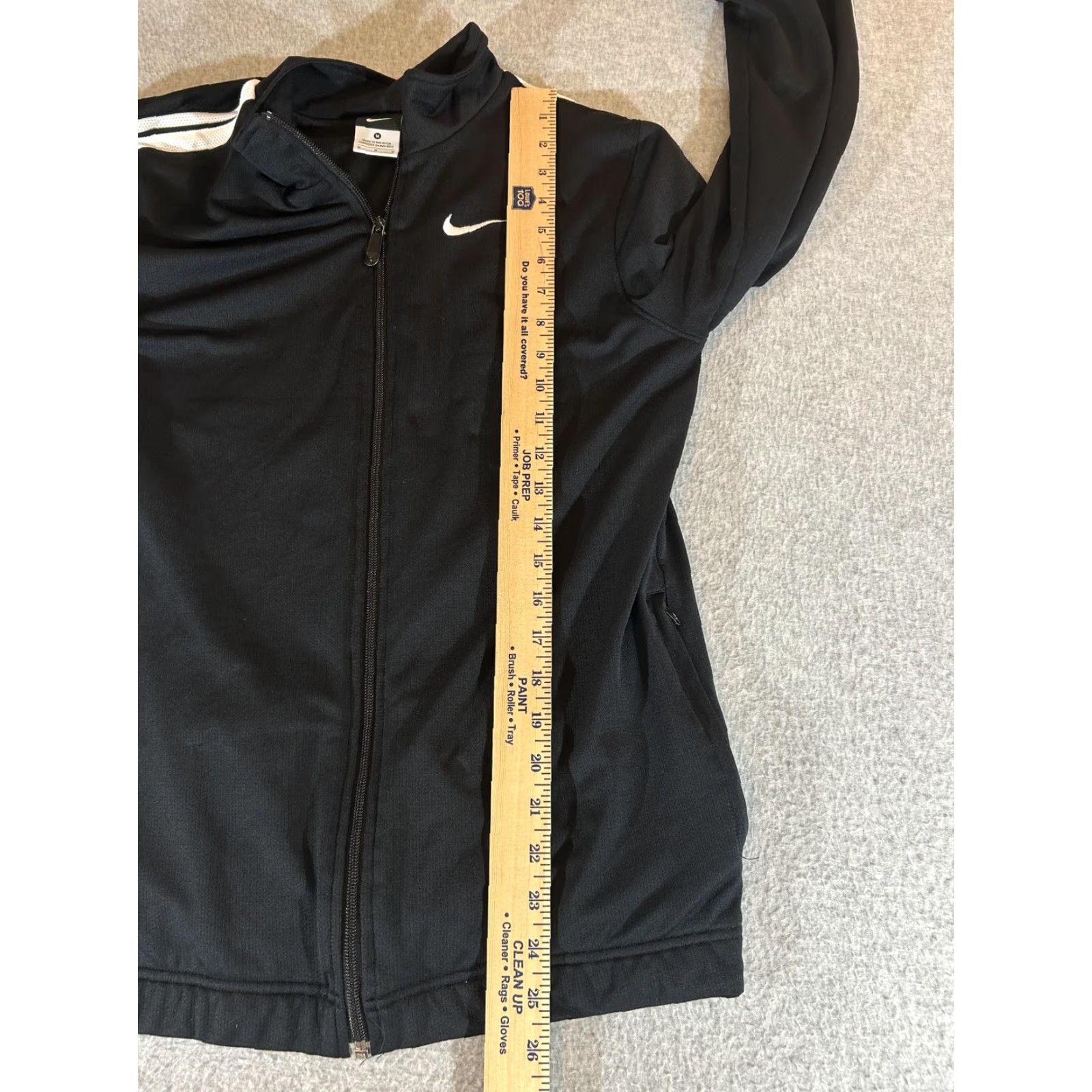 Nike Nike Jacket Mens Medium Black Track Zip Lined Athletic Training Running Gym Size US M / EU 48-50 / 2 - 5 Thumbnail