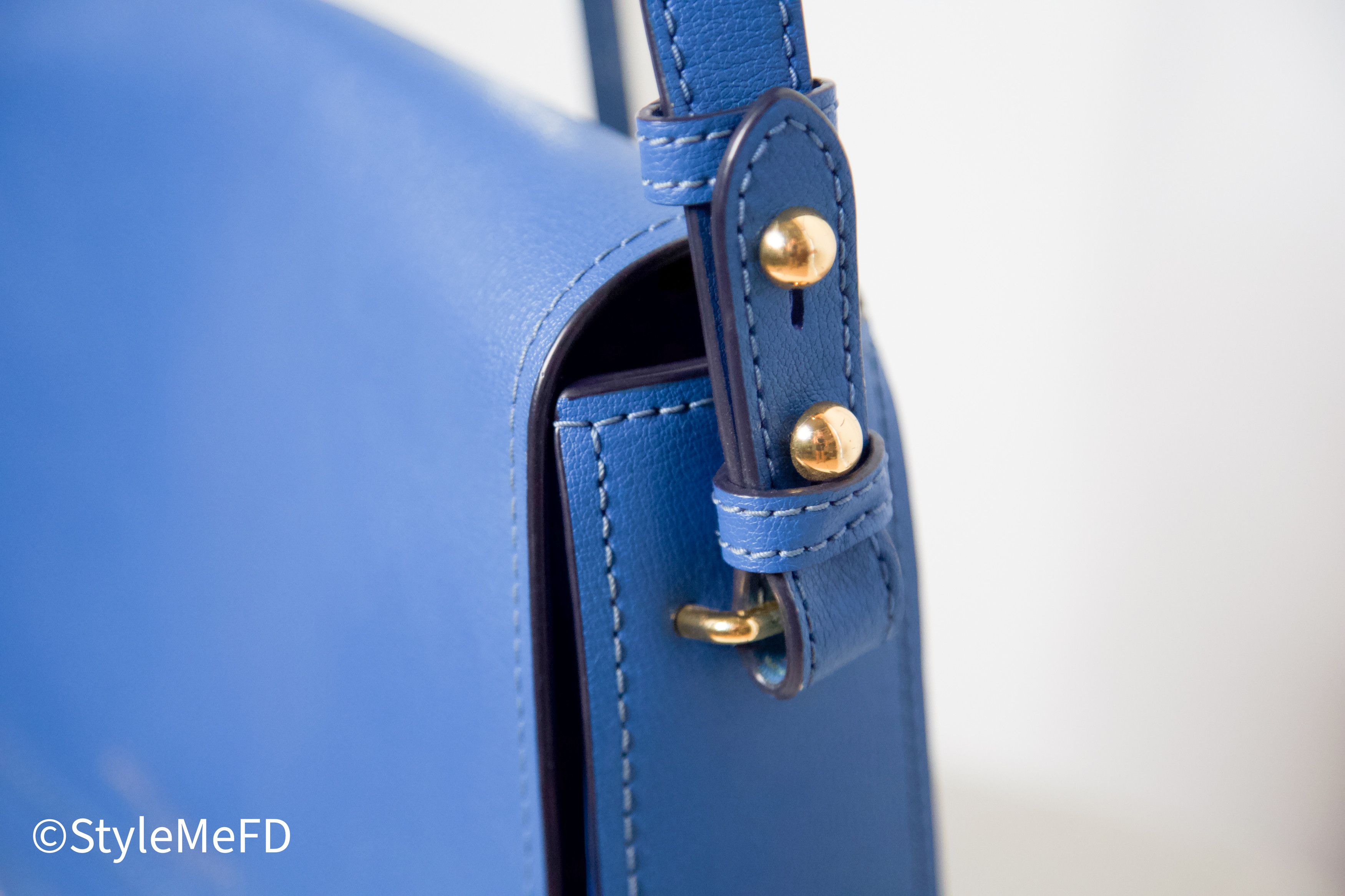 Marc Jacobs Marc Jacobs “Mini Rider” Saddle Cross Body Bag in Blue Size ONE SIZE - 5 Thumbnail