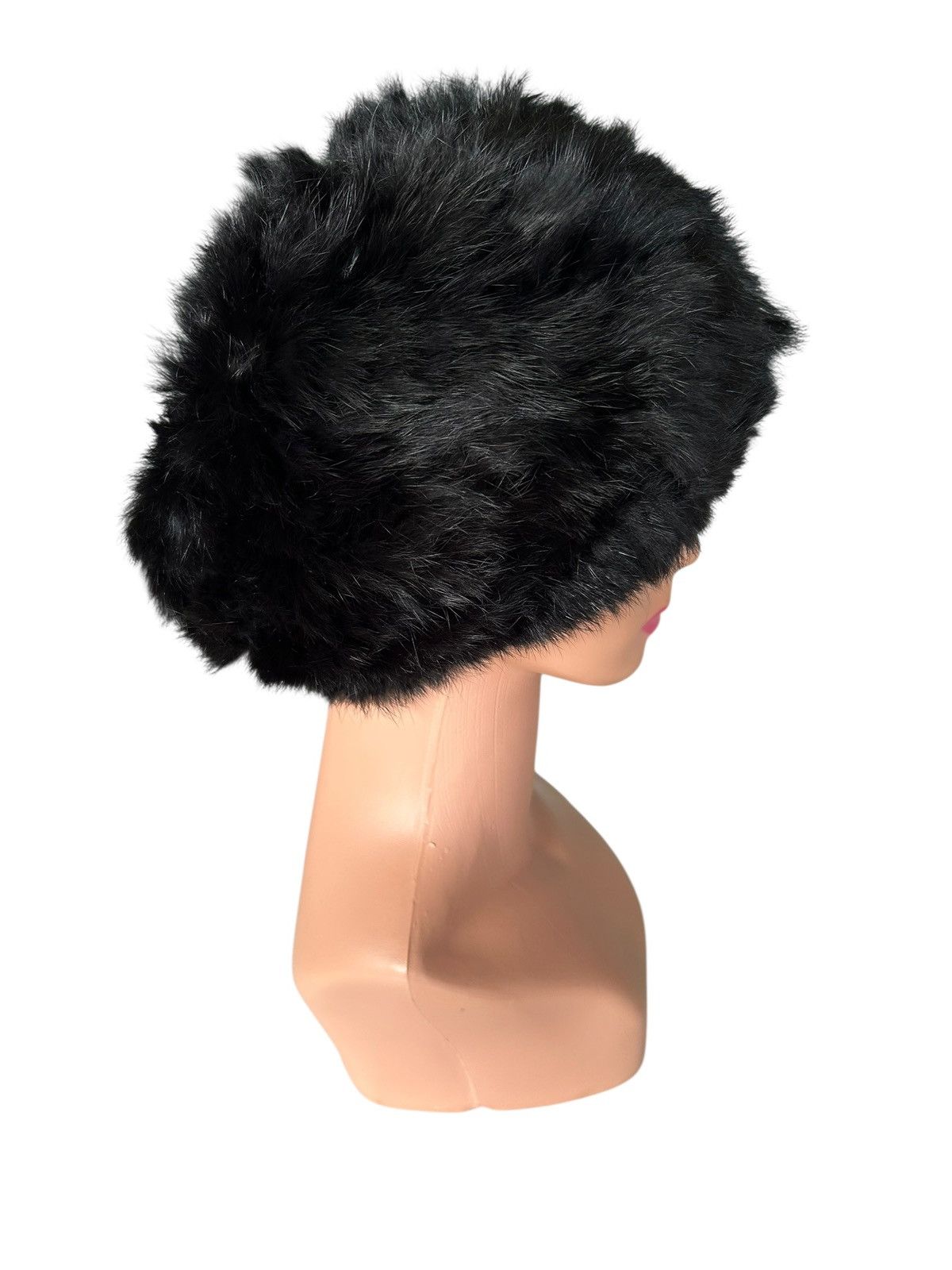Japanese Brand Mohawk Japanese Punk Bondage Fur Hairy Beanie Hats Size ONE SIZE - 3 Thumbnail