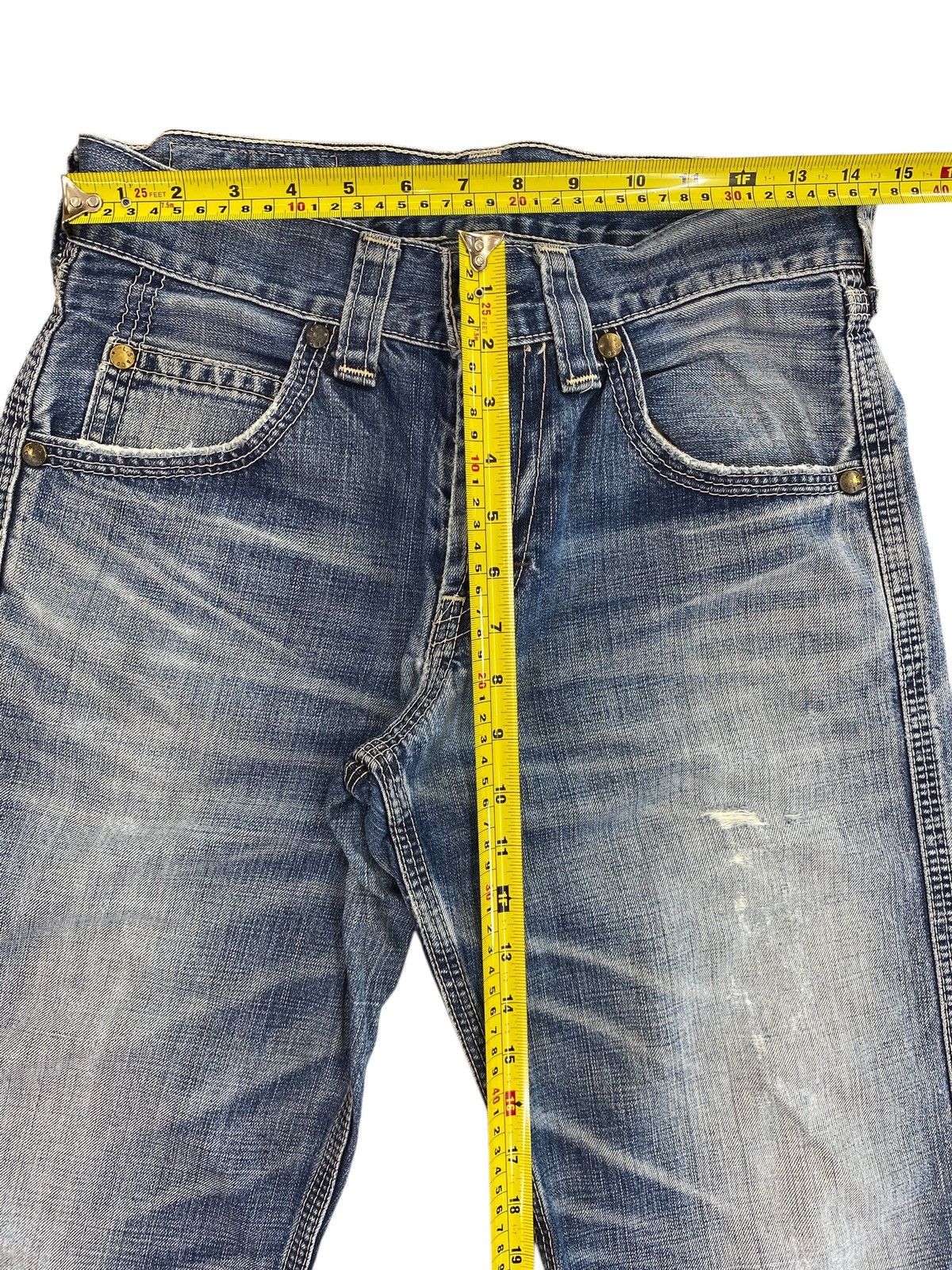 Levi's Levi’s Faded Blue Wash Ripped Style Loose Jeans Size US 29 - 8 Thumbnail