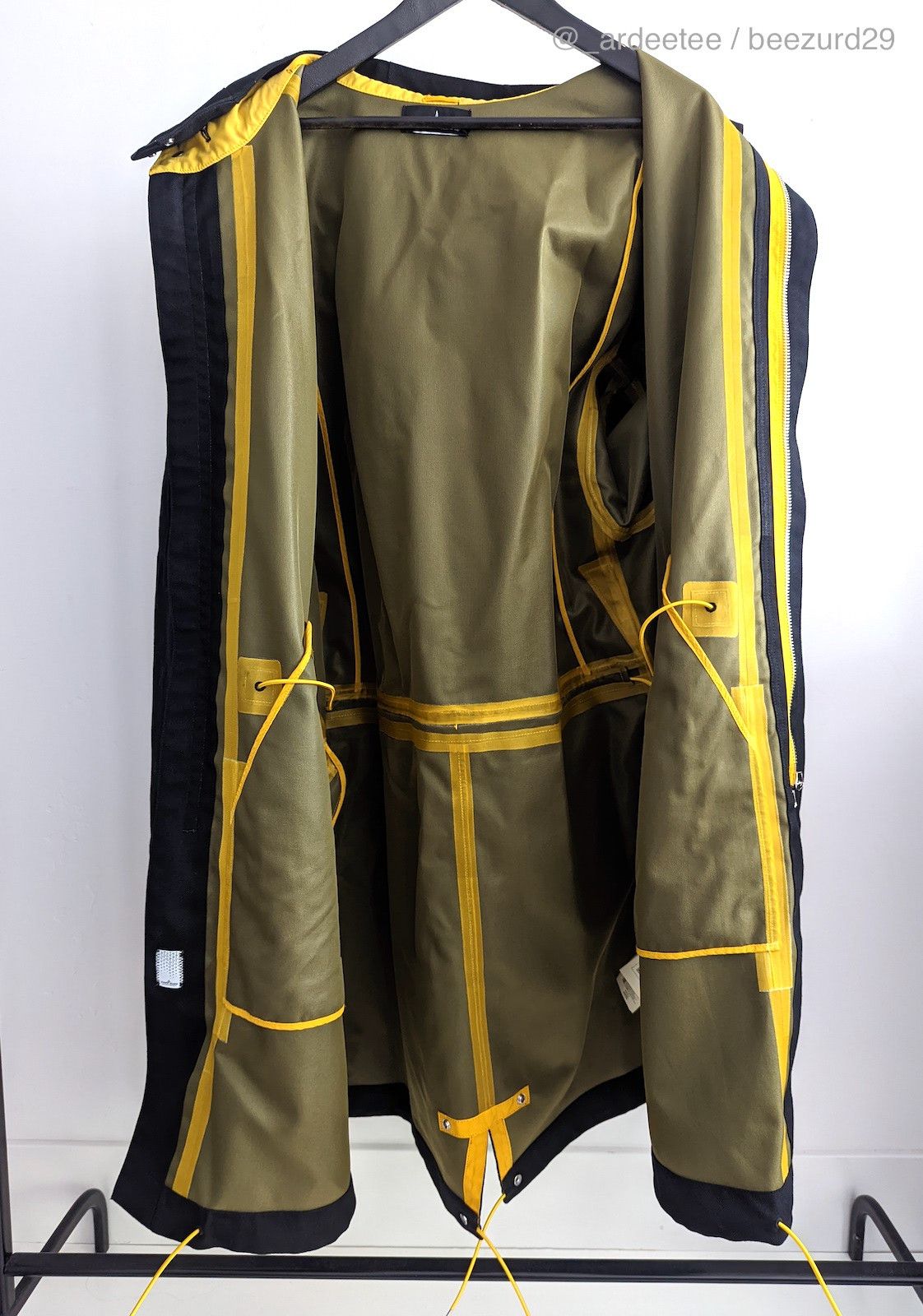 Errolson Hugh 3L DIAGONAL POLY WOOL PARKA $2,983 Size US M / EU 48-50 / 2 - 12 Thumbnail