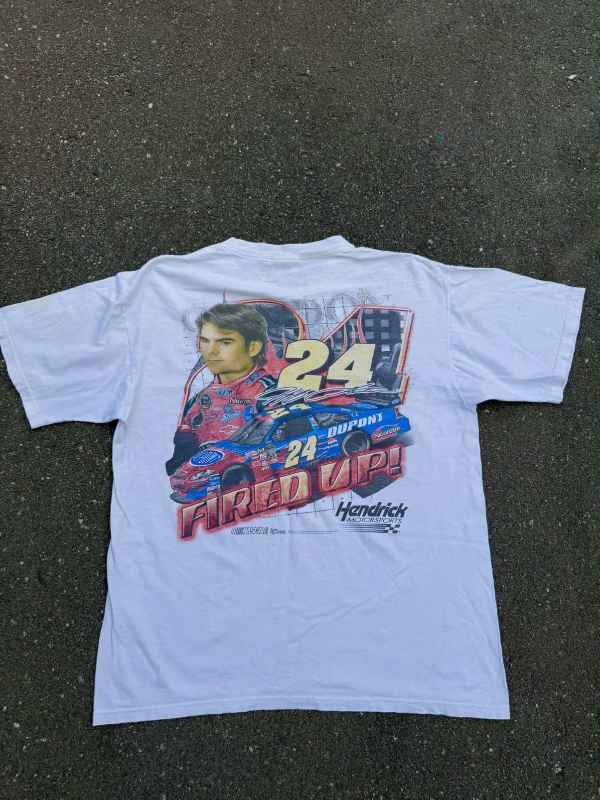 Chase Authentics Vintage Y2K 2000 Jeff Gordon NASCAR Racing Tee Shirt Size US L / EU 52-54 / 3 - 6 Thumbnail