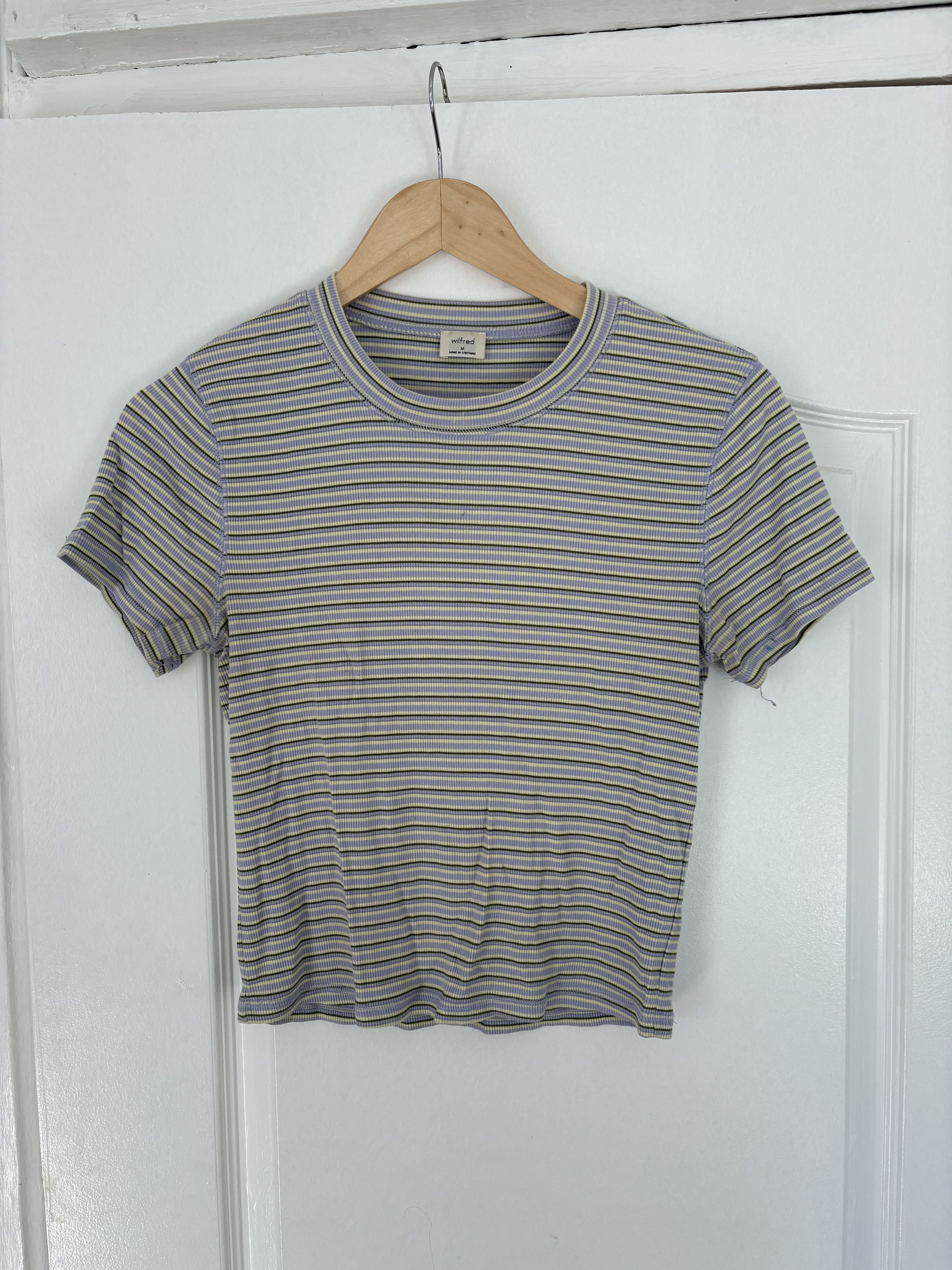 Aritzia Aritzia Wilfred ribbed tee Size M / US 6-8 / IT 42-44 - 1 Thumbnail