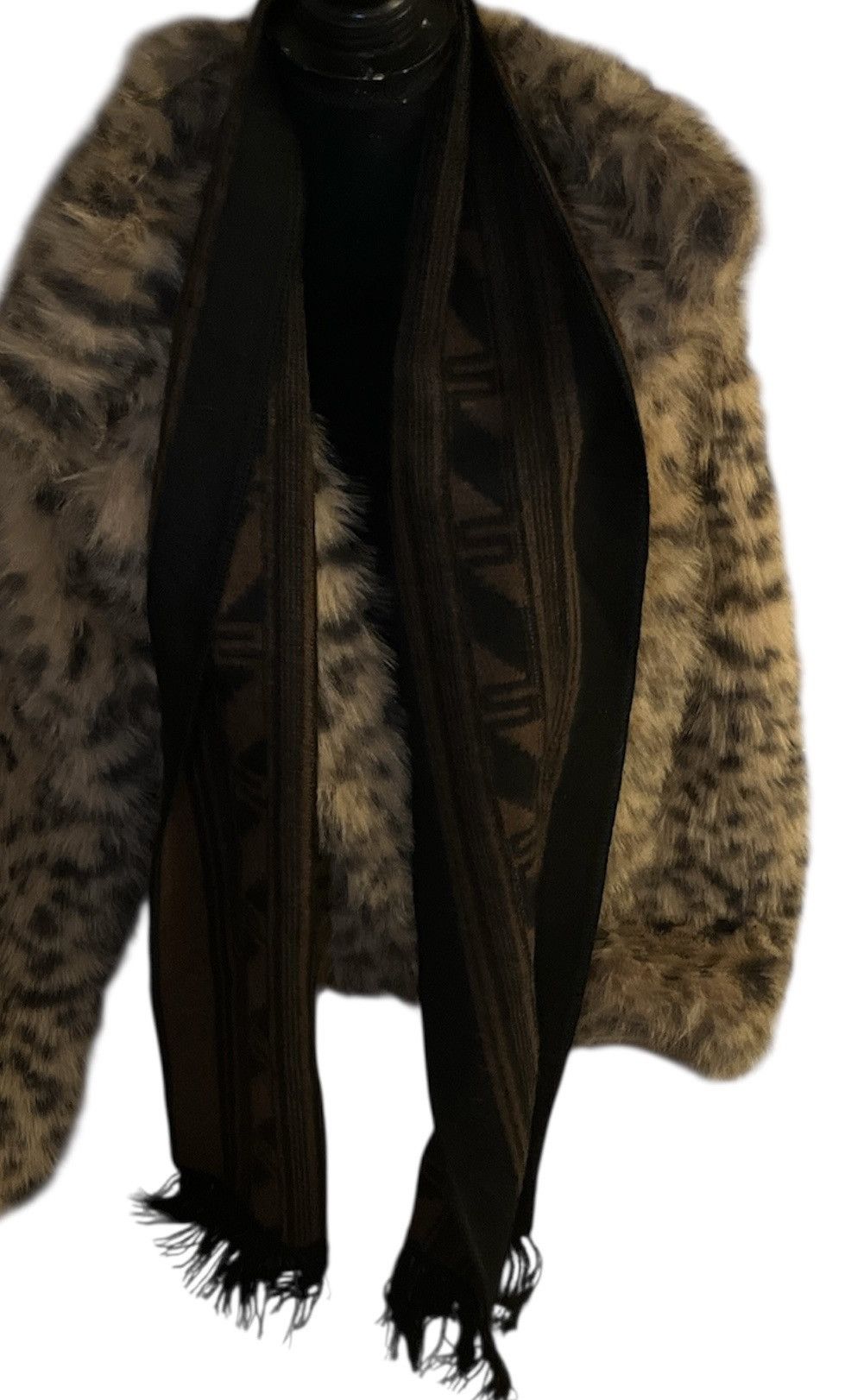 Other Handmade Reversible Alpaca Wool Scarf from Peru Size ONE SIZE - 1 Thumbnail