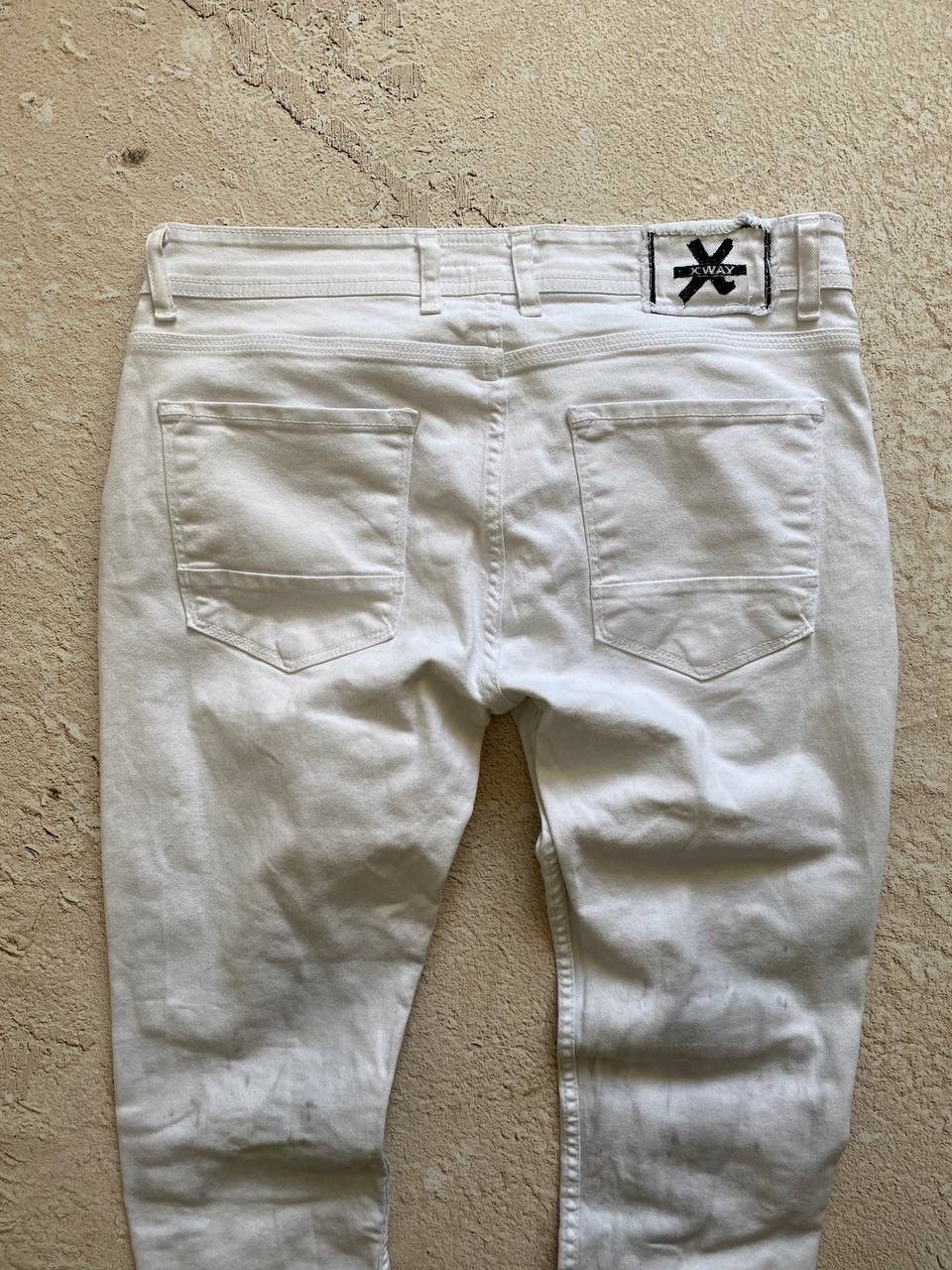 Japanese Brand Dirty pants Faded Crash denim thrashed y2k distressed jeans Size US 30 / EU 46 - 8 Thumbnail