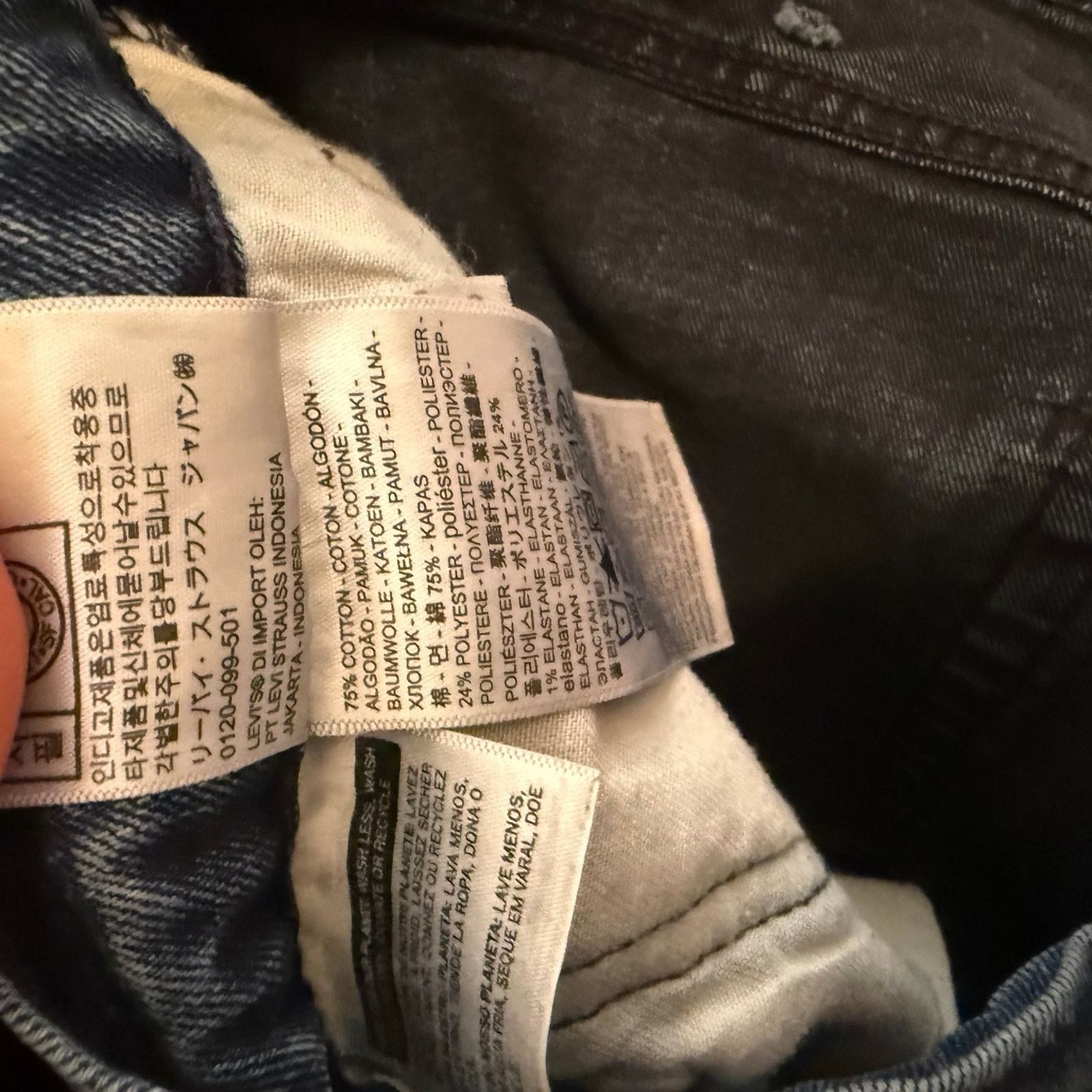 Levi's Levi's 550 Men's Jeans Blue Denim Relaxed Straight Leg 34x32 Size US 34 / EU 50 - 9 Thumbnail