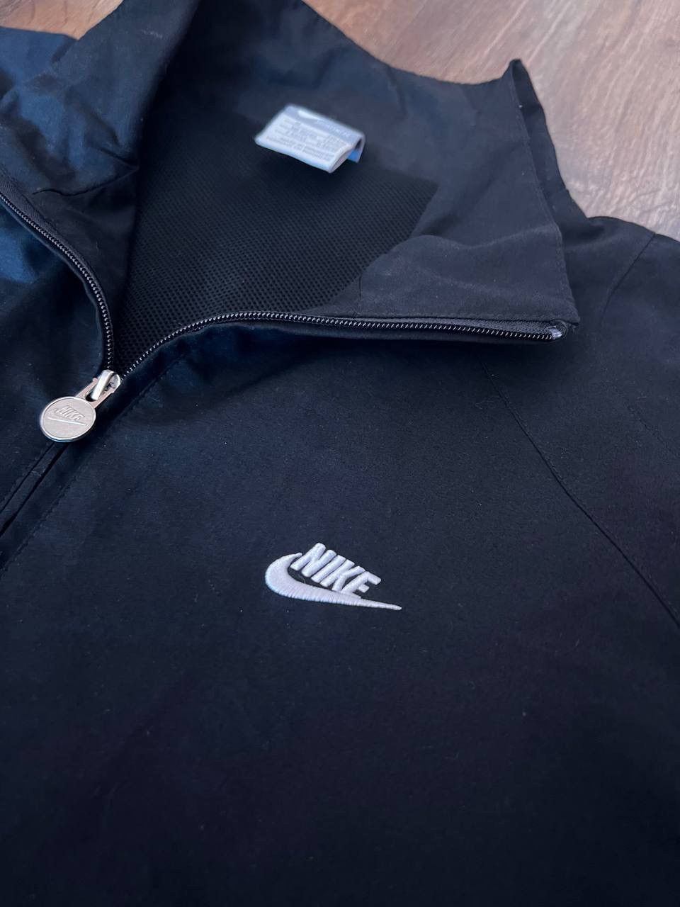 Nike × Vintage Vintage nike 00s Y2K Swoosh Drill track Japan Jacket Size US M / EU 48-50 / 2 - 3 Thumbnail