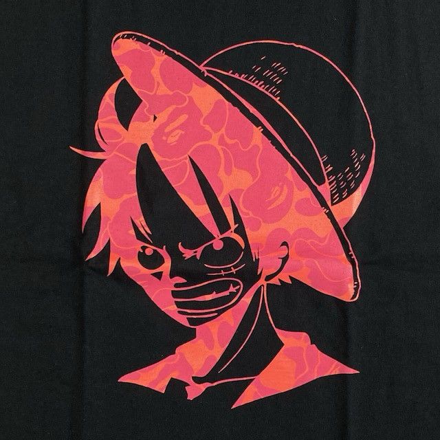 Bape One Piece × BAPE CAMO Luffy T-shirt a bathing ape onepiece Size US M / EU 48-50 / 2 - 2 Thumbnail