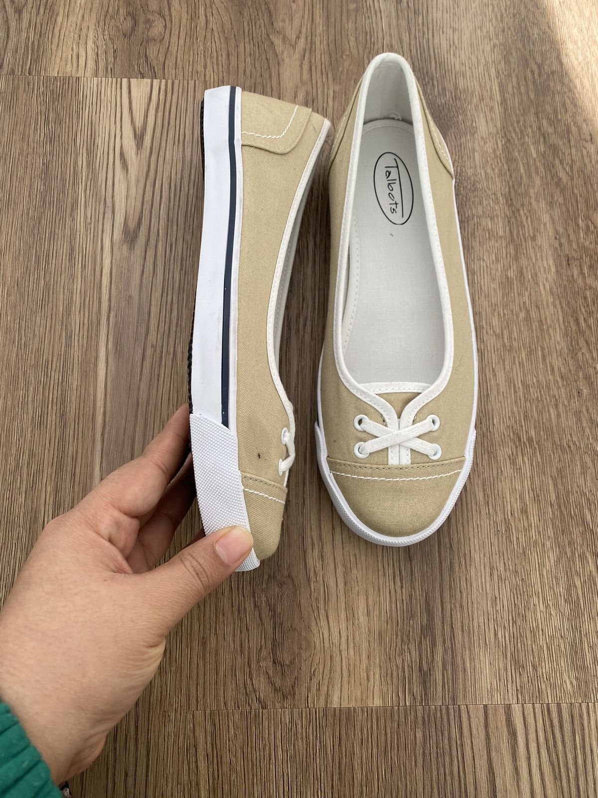 Talbots Talbots Shoes Womens 7M Casual Slip On Loafer Flats BeigeNew Size US 7 / IT 37 - 6 Thumbnail