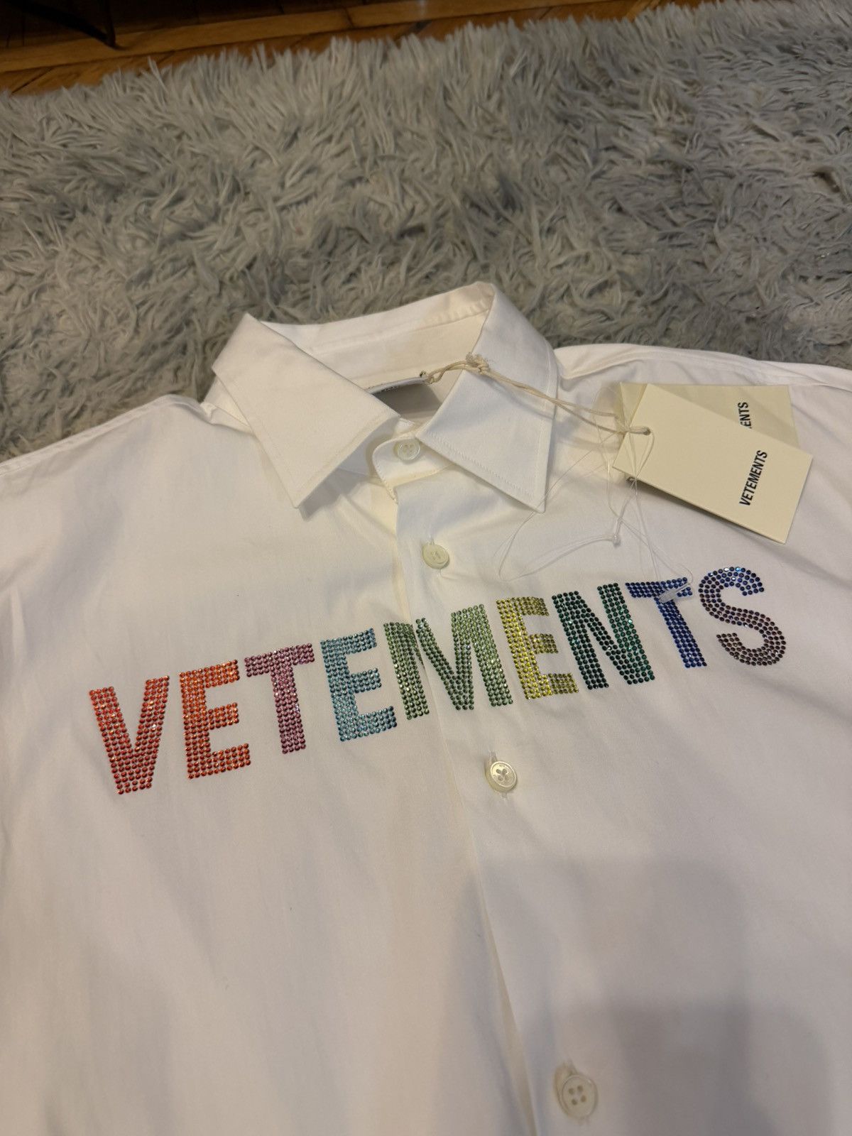 Vetements crystal logo shirt Size US S / EU 44-46 / 1 - 2 Thumbnail