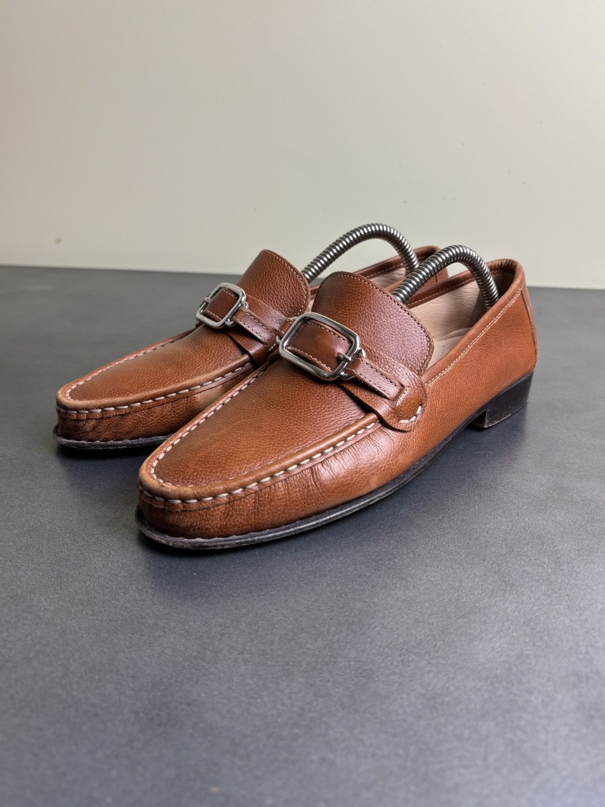 Cole Haan × Leather × Vintage Vintage Horsebit Loafers Brown Leather Penny Loafer Slip On Size US 8 / IT 38 - 1 Thumbnail