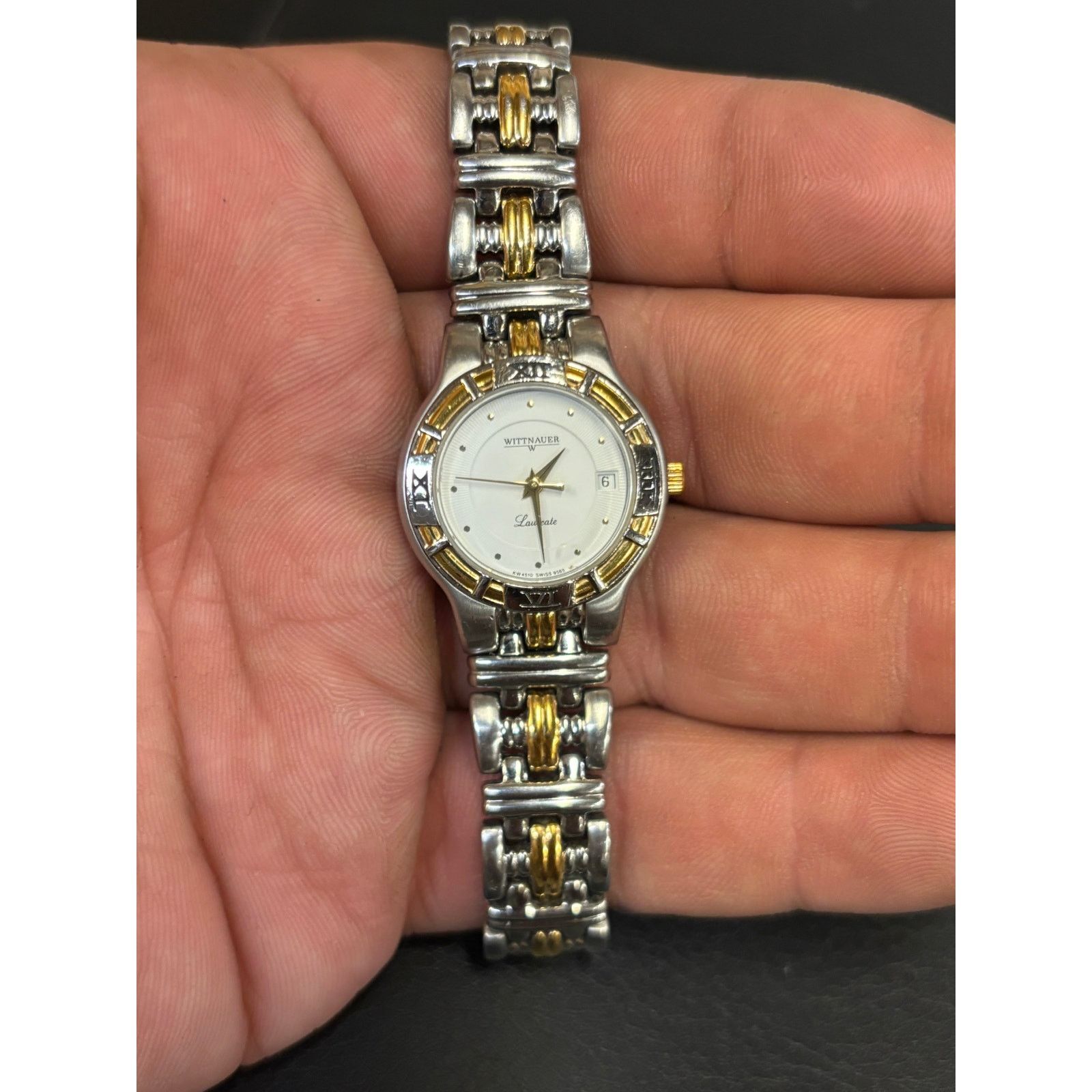 Wittnauer Vintage Wittnauer Laureate 2-Tone Women’s Watch! New Battery Size ONE SIZE - 1 Thumbnail