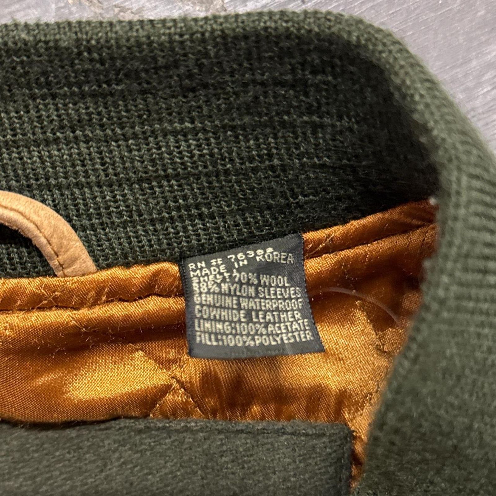 Timberland × Vintage Vintage 90s Timberland Suede Leather Varsity Jacket Size US M / EU 48-50 / 2 - 5 Thumbnail