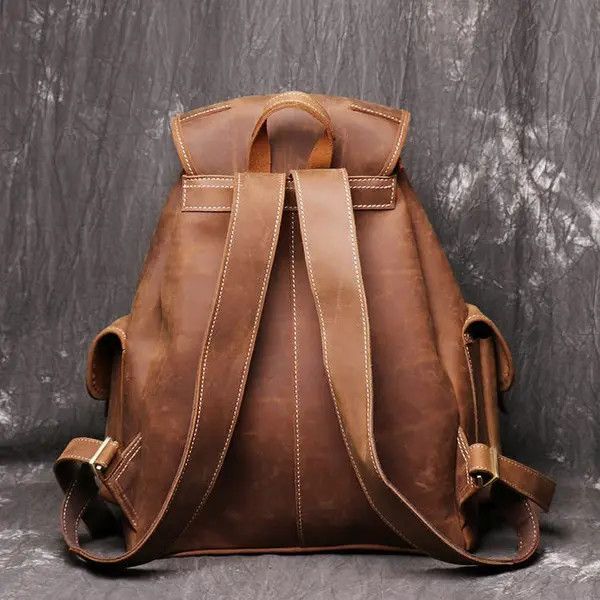 Genuine Leather × Japanese Brand Vintage Leather Backpack for Women Size ONE SIZE - 2 Thumbnail
