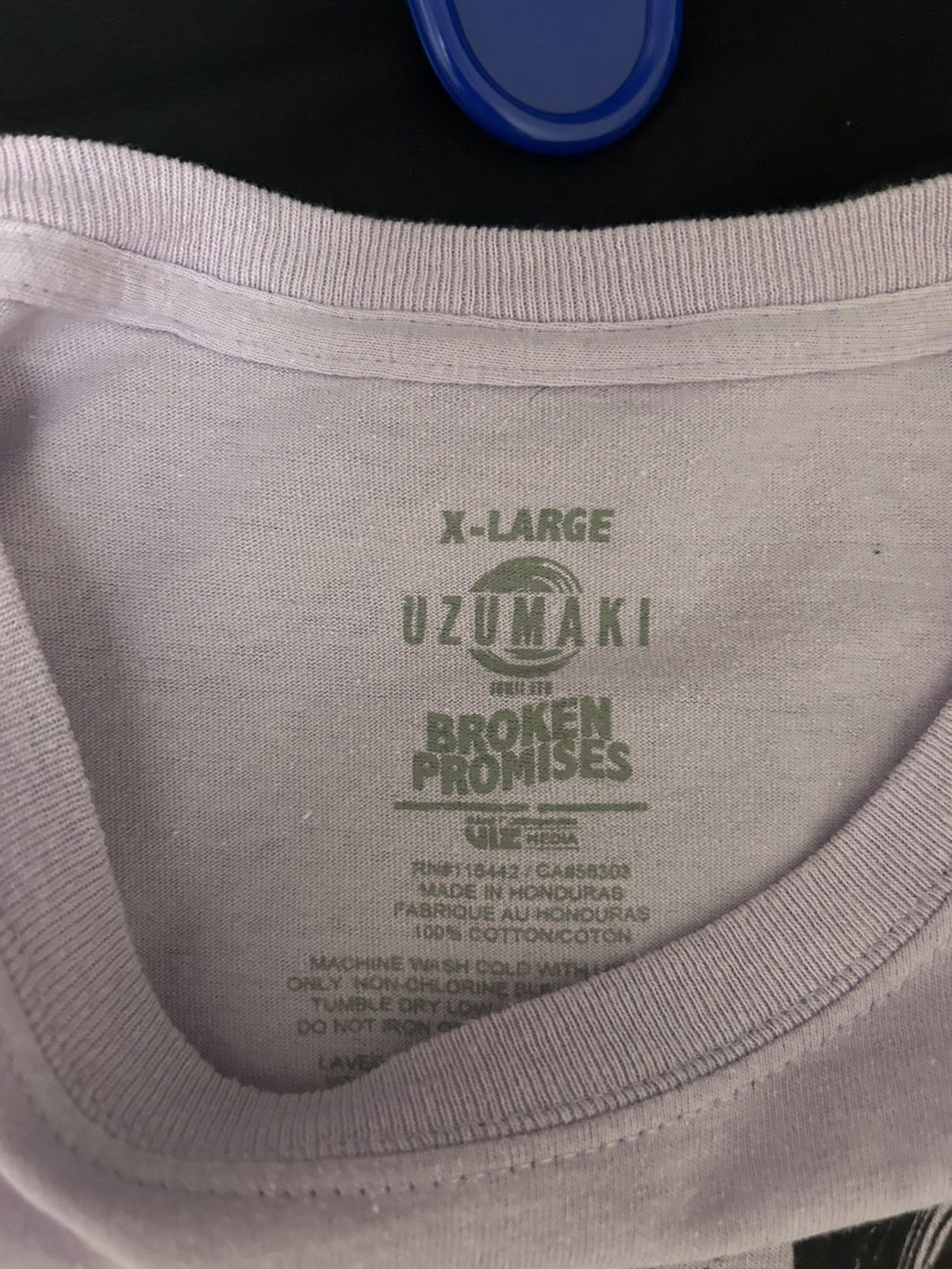 Broken Promises Co. Junji Ito Uzumaki Broken Promises Shirt Light Purple Size US XL / EU 56 / 4 - 3 Thumbnail